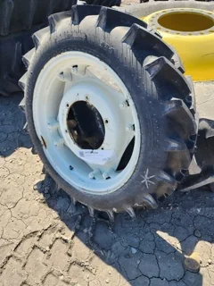 Take Off 8.3-24 Alliance 324 105A8 TT on 8 x 24 Ford White GKN Style Wheel (6-11-10) image 2
