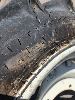 Take Off 8.3-24 Alliance 324 105A8 TT on 8 x 24 Ford White GKN Style Wheel (6-11-10) image 6