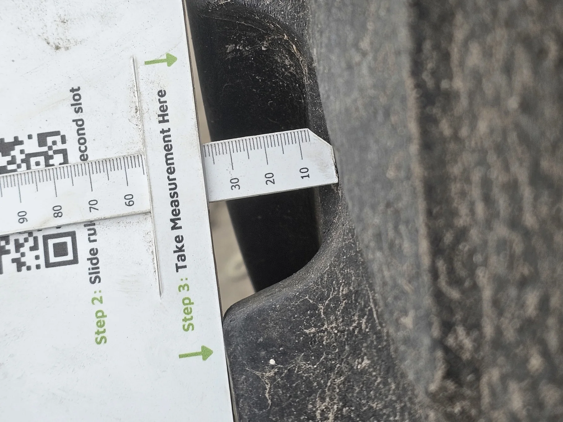 Used 55% 480/80R50 (18.4R50) Michelin AgriBib  R-1W (159A8/159B) TL on a 15 x 50 JD Yellow 10