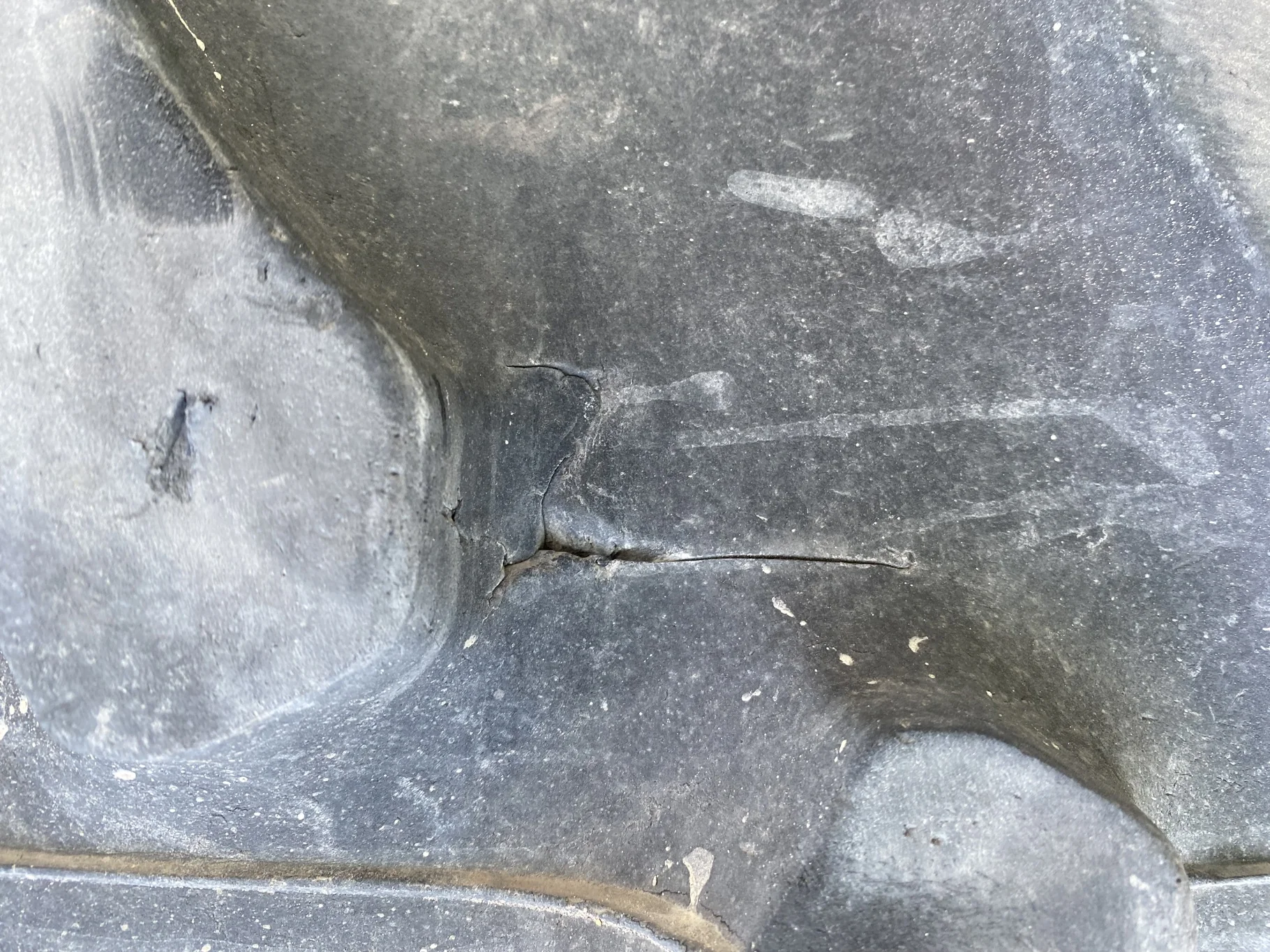 Used 75% 420/80R46 Firestone Radial All Traction 23 on JD Yellow 13 x 46 Stub Disc ( No Center image 4