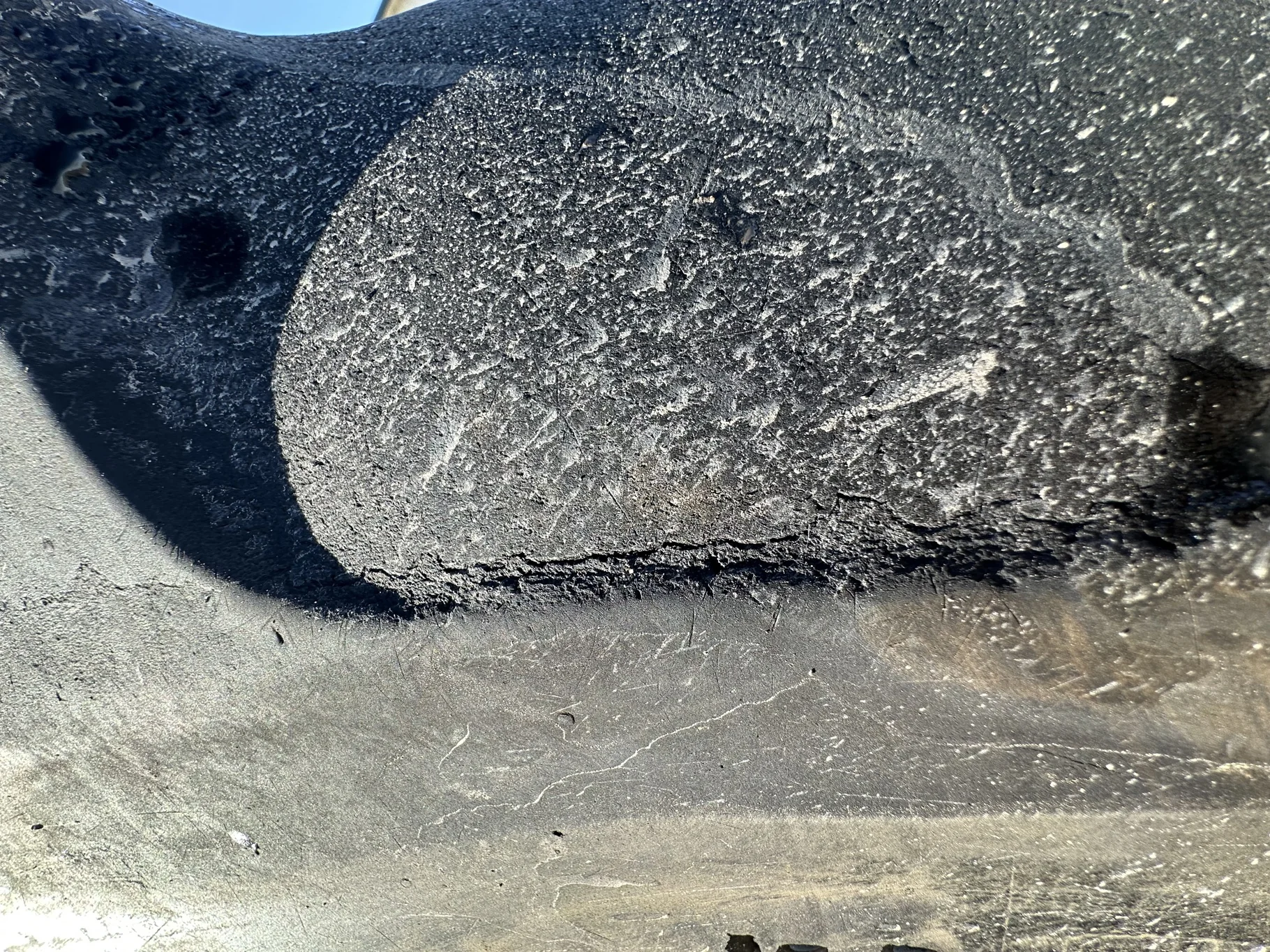 Used 85% 620/70R42 Firestone Radial All Traction Deep Tread R-1W (160B) TL on a 18 x 42 Case Silver image 7