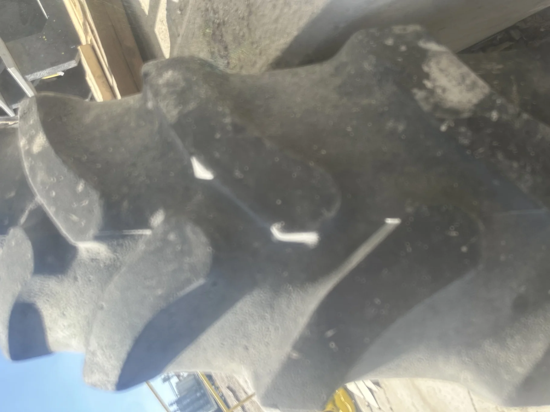 Used 70% 380/90R46 Goodyear Ultra Sprayer (168B) R-1 TL on a 13 x 46 JD Yellow Stub Disc (No c image 4