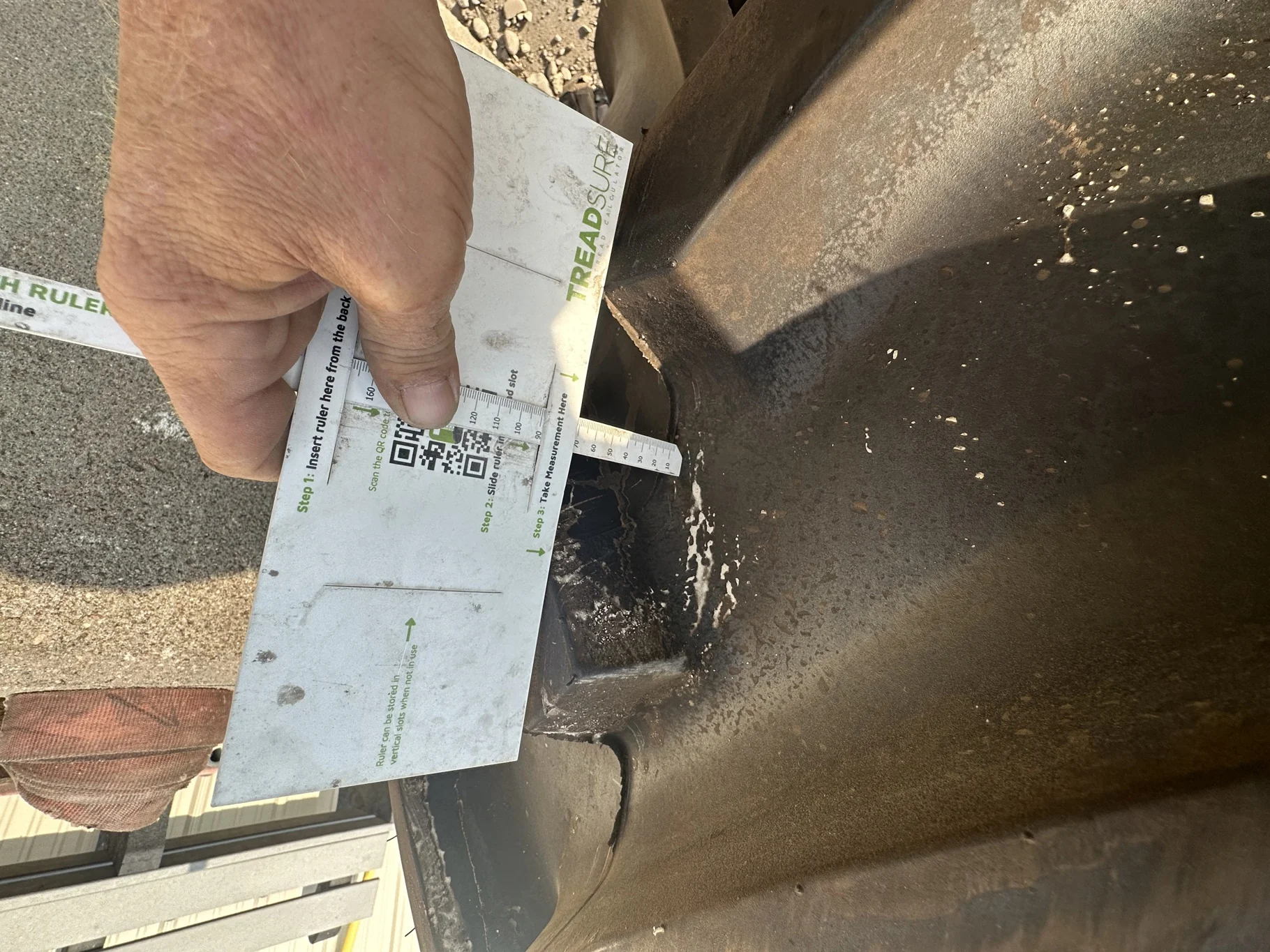 Take Off 800/70R38 Mitas SFT (173D/176A8) TL on a 27 X 38 JD Yellow Stub Disc 12 Hole JD"55" W image 6