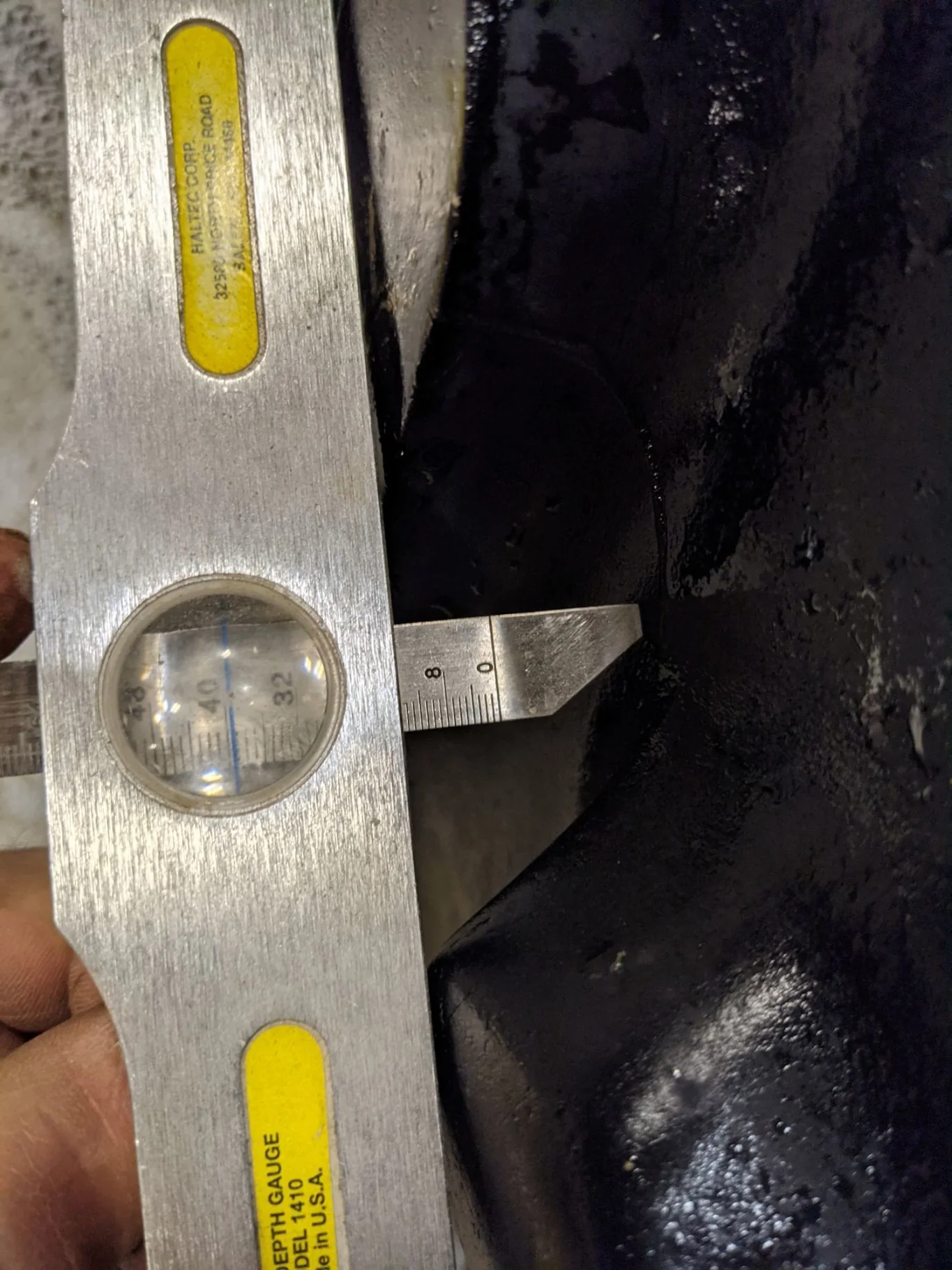 Used 480/70R34 Michelin Omnibib 70% On 15 x 34 3B 24-29.25 (9.375" BS) Yellow Waffle Wheel w/ Disc image 4