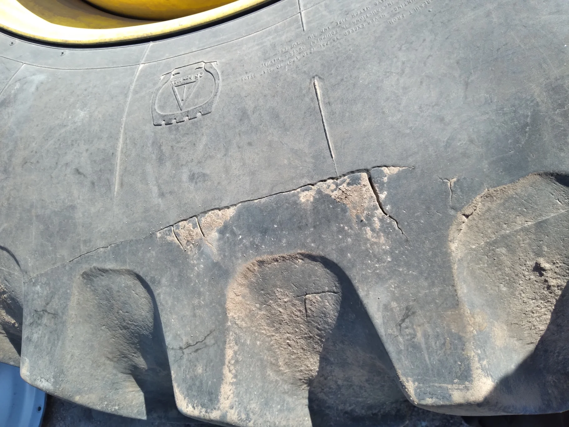 Used 480/80R42 166A8 Goodyear Ultratorque Plus TL 80% on 18 x 42 (10-13.25-11)Outside DD Rims image 7