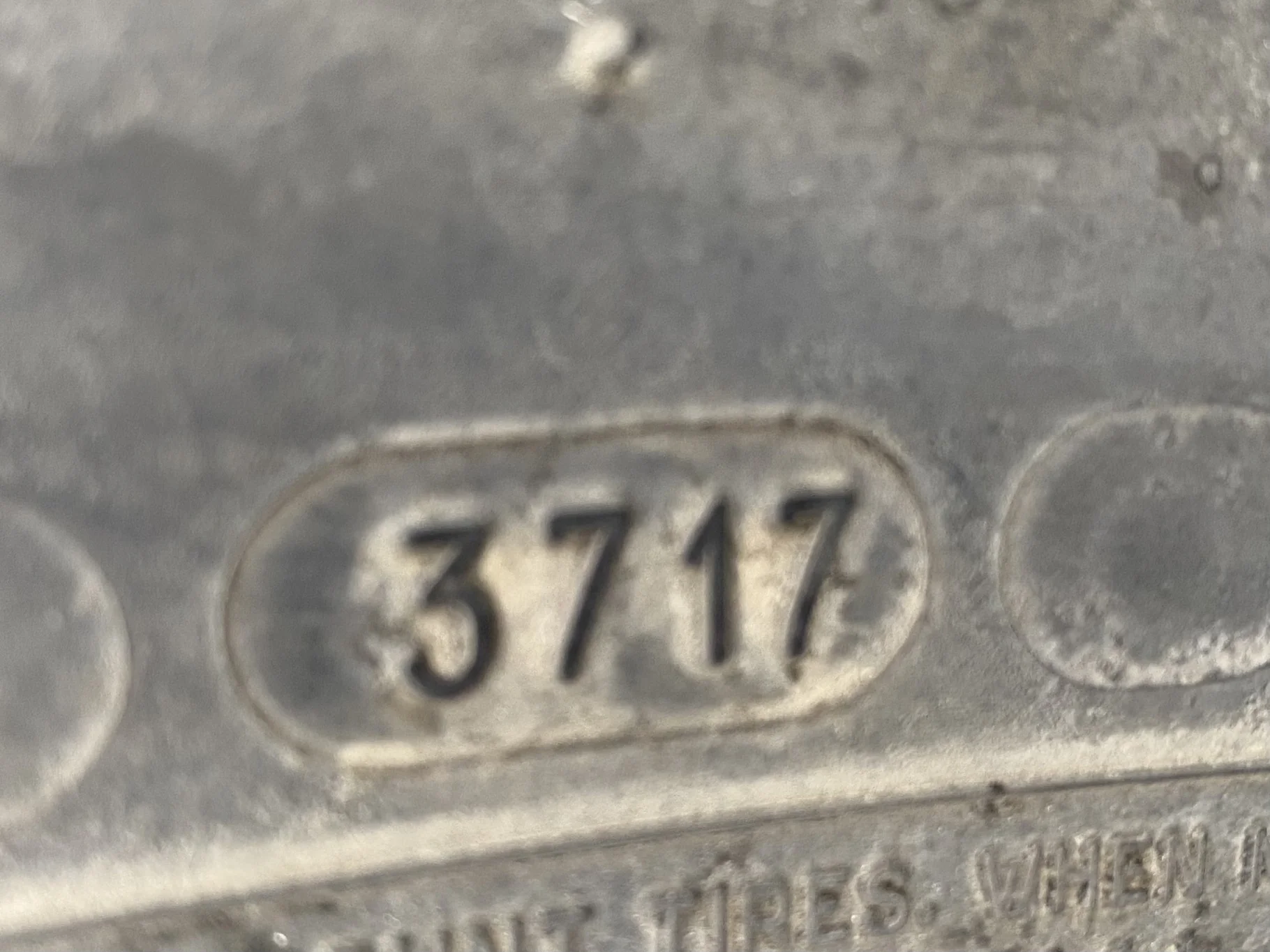 Used 95% IF650/65R38 Michelin AxioBib R-1W (169D) TL on a 20 X 38 Case Silver 10 Bolt (.906) Spraye image 5