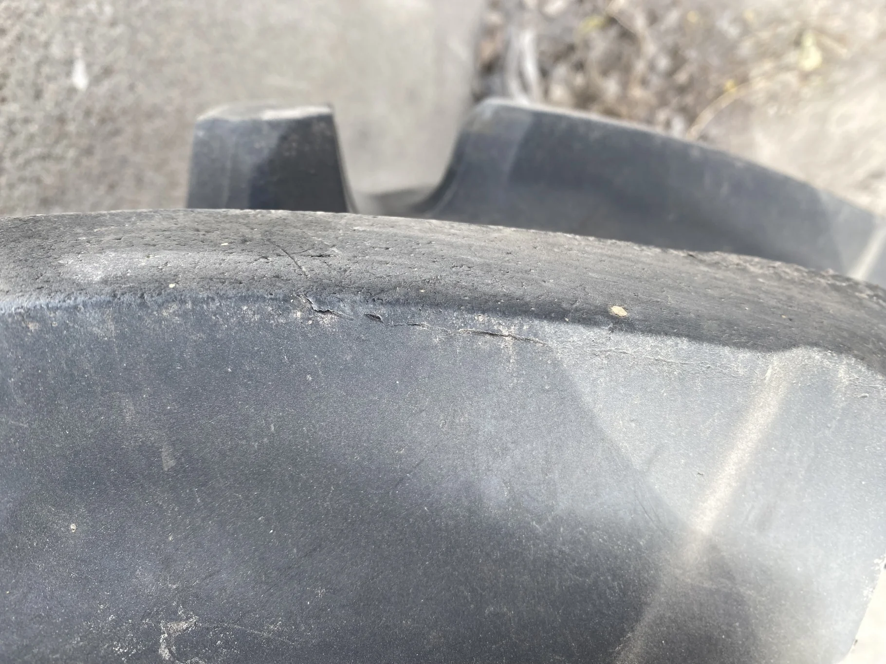 USED 80% 320/85R34 (12.4R34) Michelin AgriBib 2 R-1W (133A8/133B) TL on 10 X 34 Case IH Silver 12 image 8