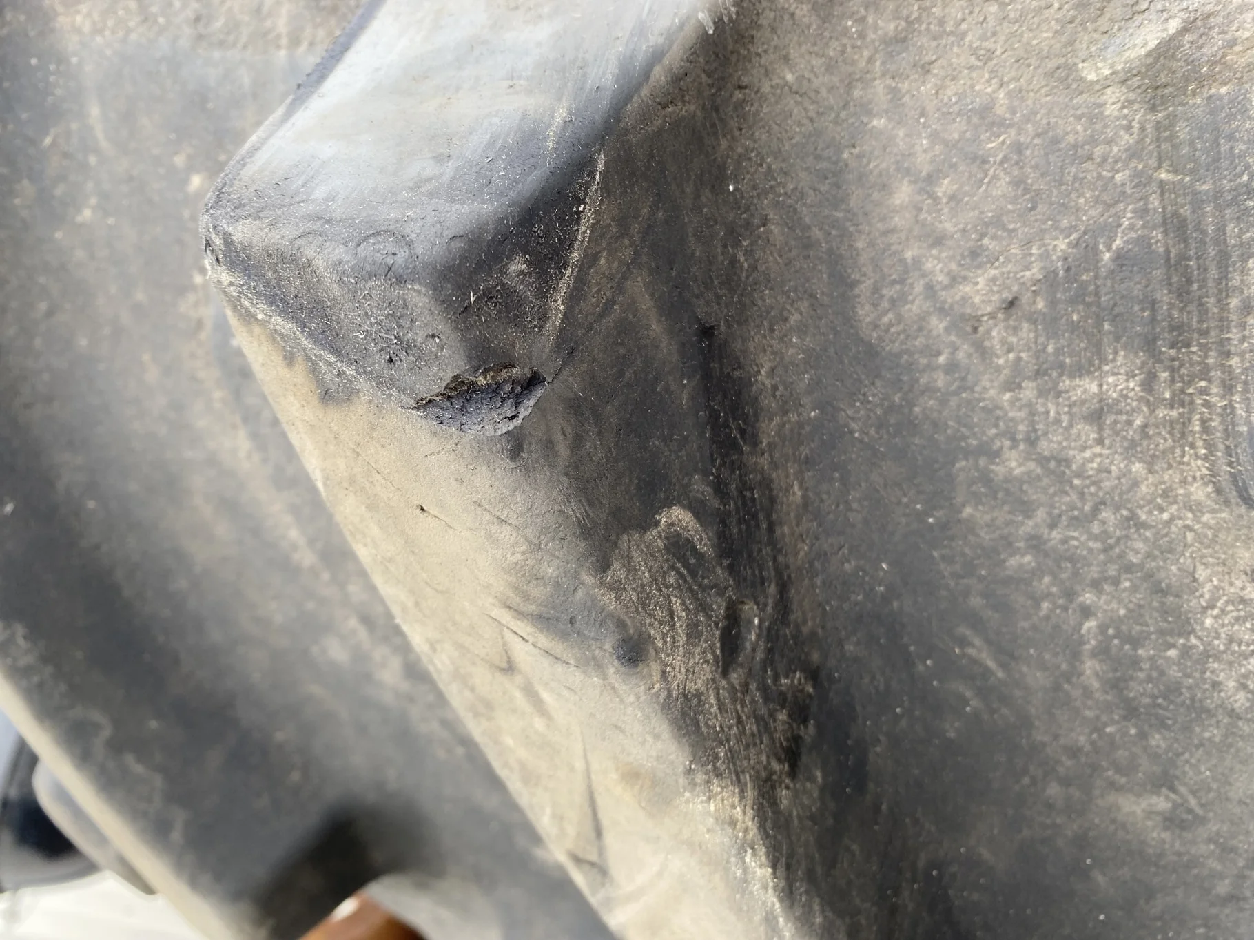 Used 85% 580/85R42 Firestone Radial Deep Tread 23 R-1W (166B) TL on a 18 x 42 JD Yellow 20 B Inside image 8