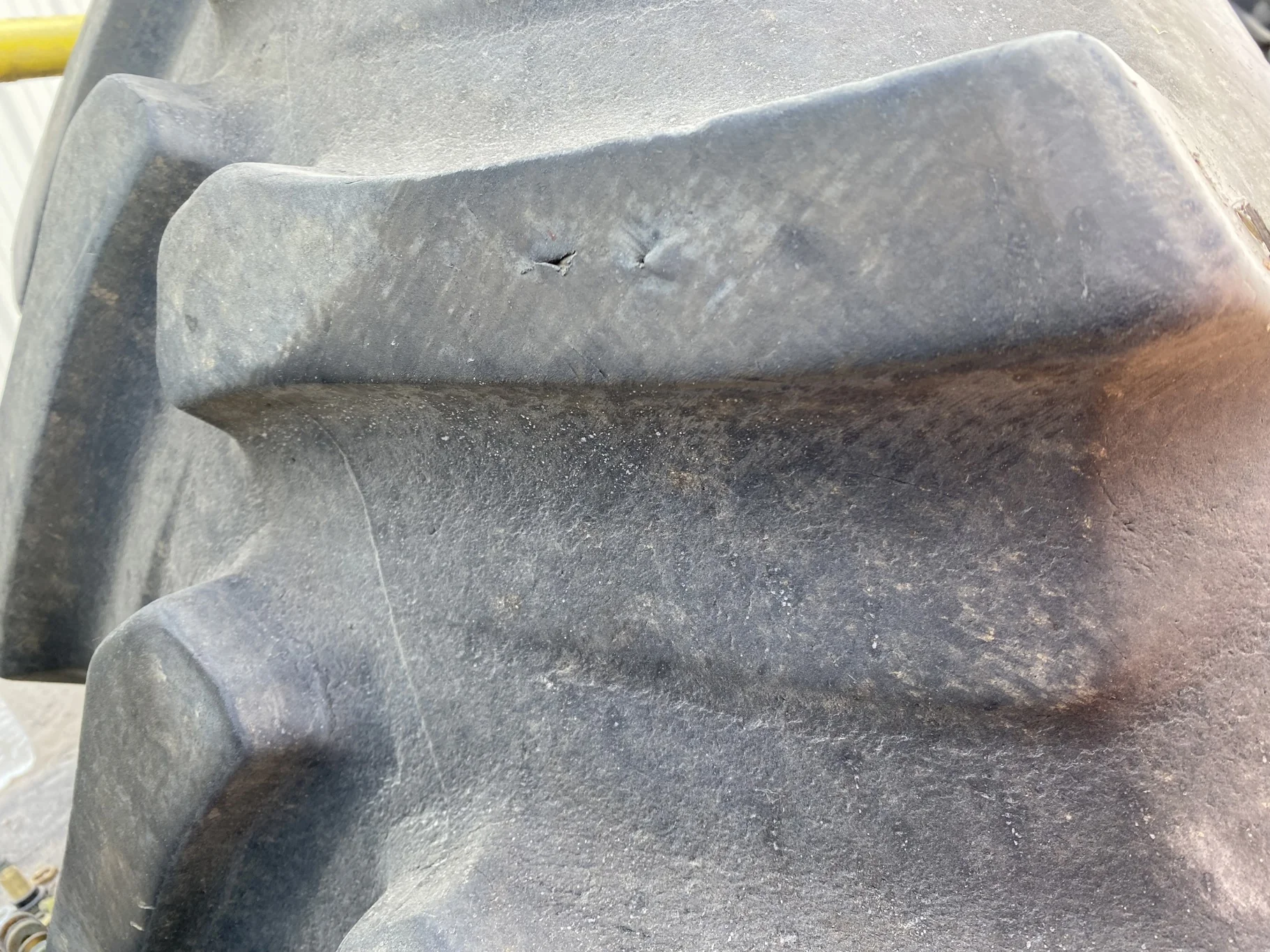 Used 70% 580/85R42 Firestone Radial Deep Tread 23 R-1W (166B) TL on a 18 x 42 JD Yellow 10 Bolt image 6