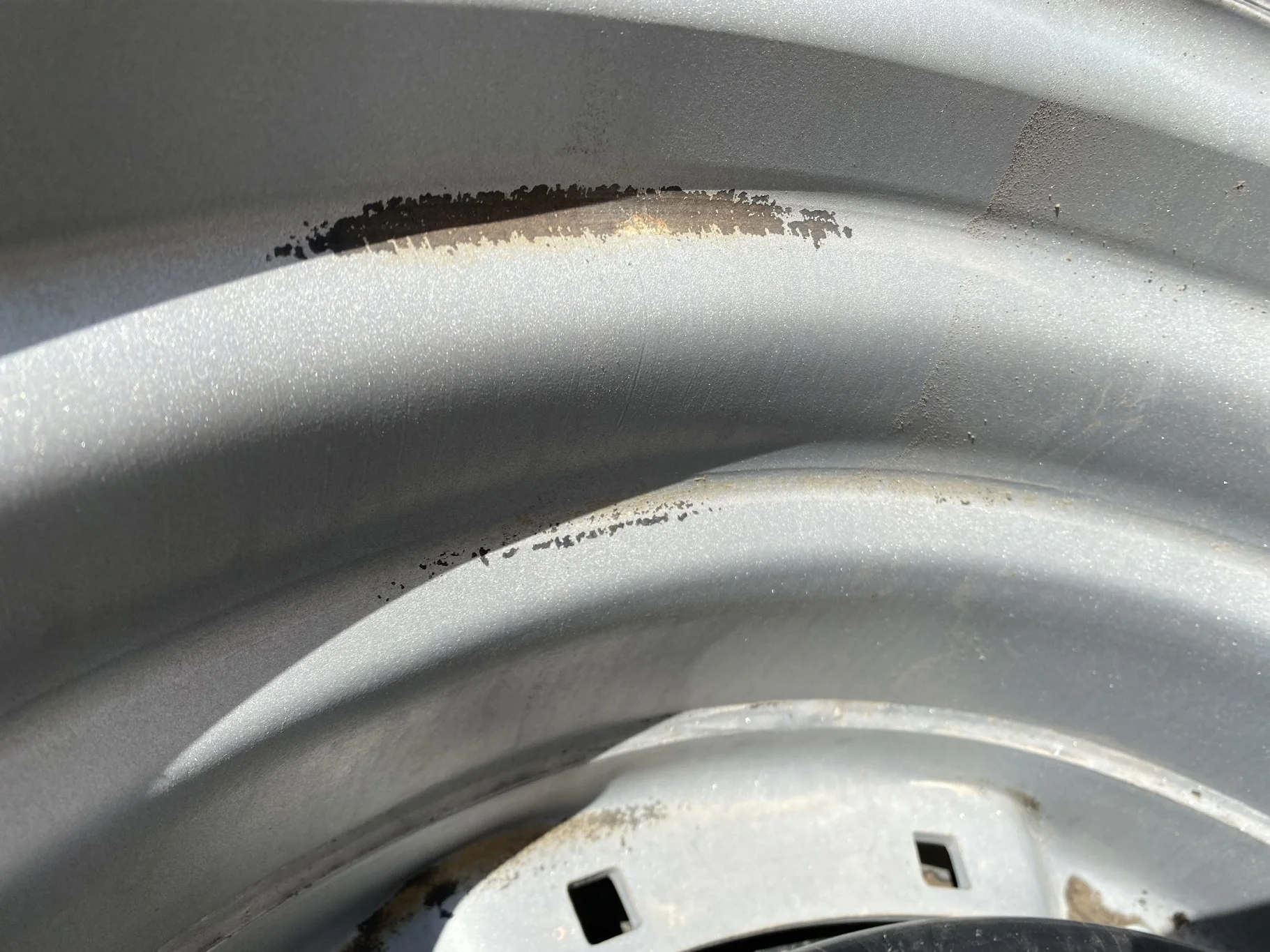 Take Off 420/90R30 Michelin AgriBib R-1W 147A8/147B TL on a 15 X 30 CIH Silver Waffle Wheel (2 Bolt) image 7