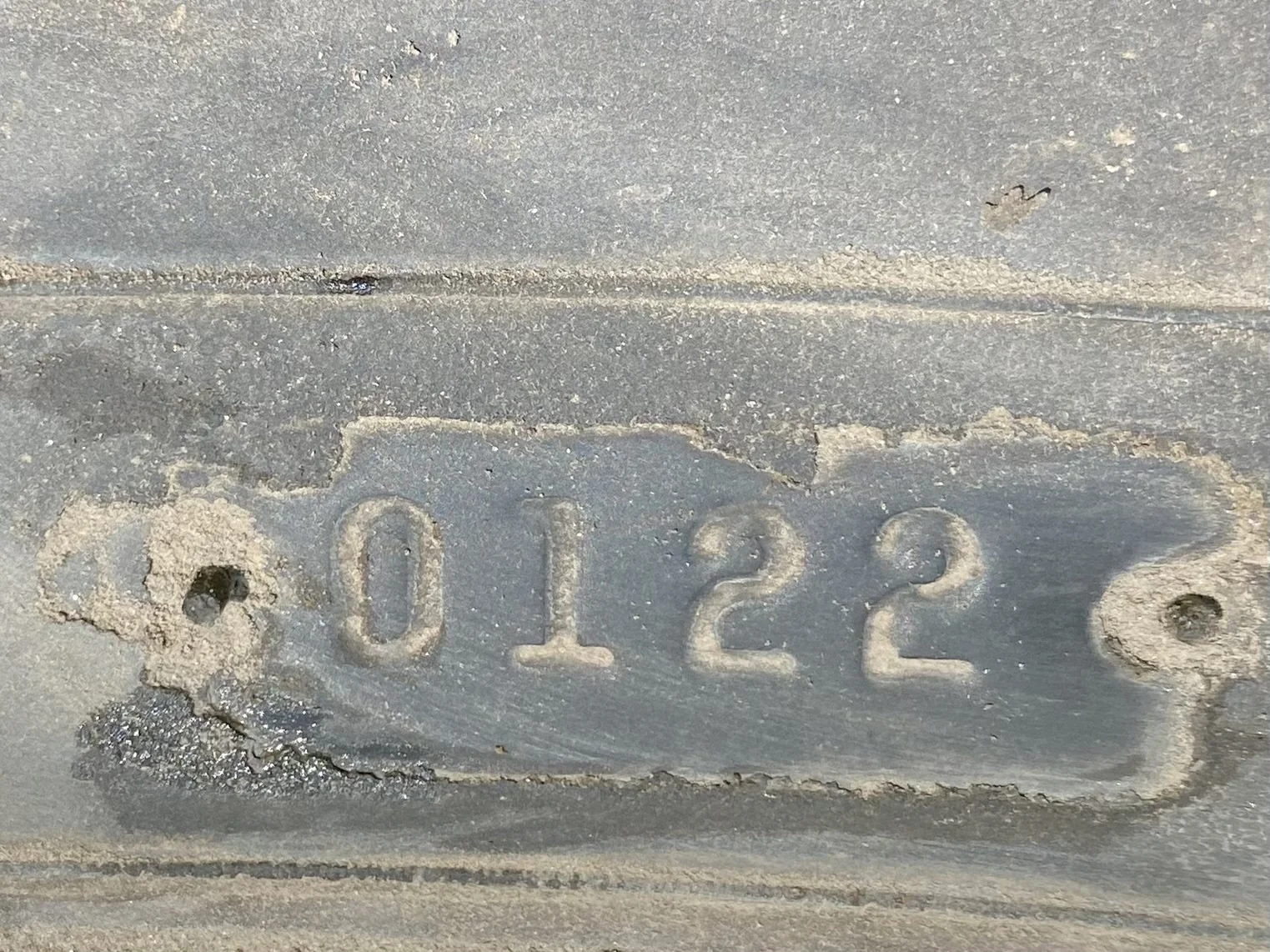 USED 98% 420/85R34 Firestone Radial All Traction DT R-1W 147B TL on a 15 X 34 JD Yellow Waffle image 5