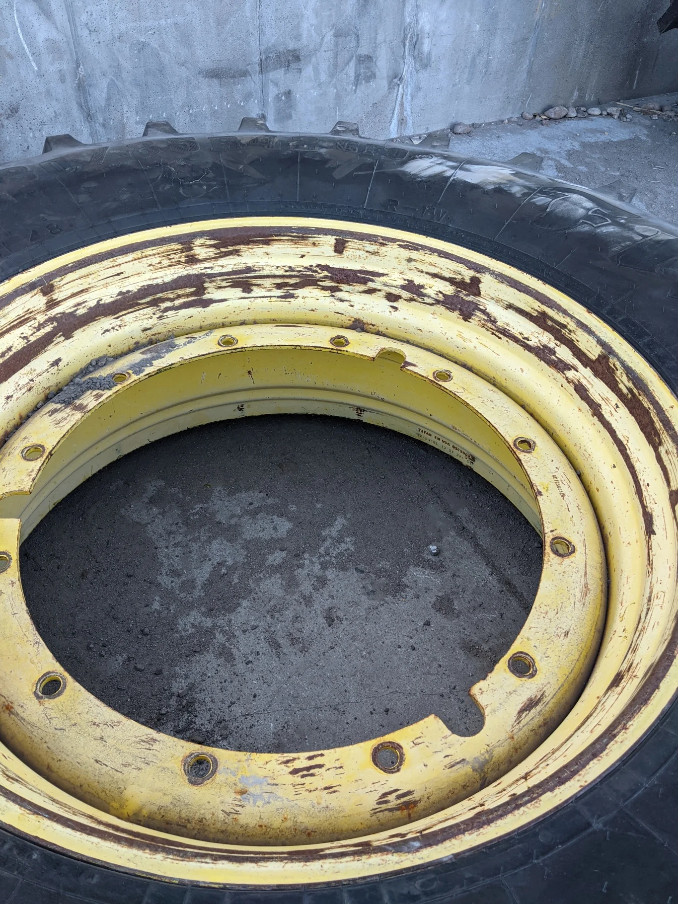 Used 95% IF580/85R42 CFO Firestone Radial Deep Tread 23 R-1W (178B) TL (Road wear. Small cuts in lu image 9