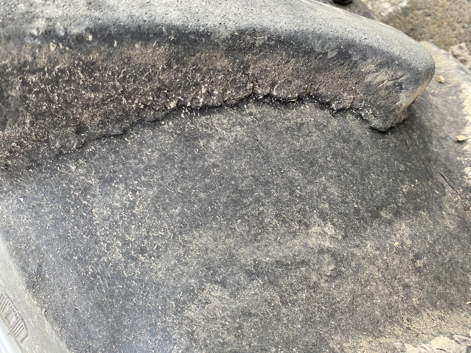 Used 65% 480/80R50 Firestone Radial Deep Tread 23 (159B) on 15 x 50 Case Silver 10 Bolt Dual Wheel image 4