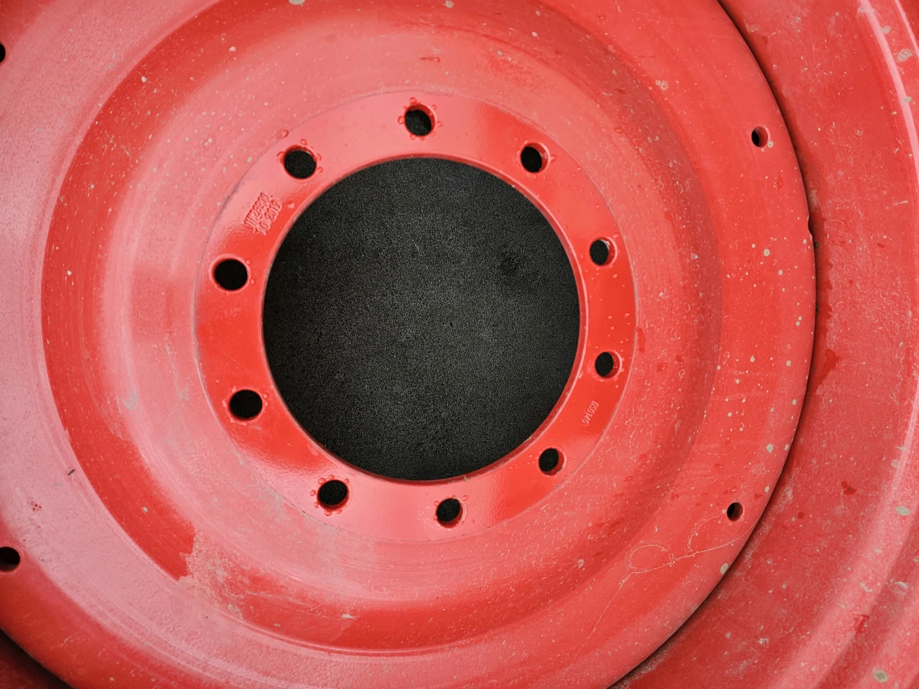 Used 90% 540/80R38 Nokian TRI 2 80 Series (172A8) TL on 18 X 38 10-13.19-11.07 Fendt Red image 5