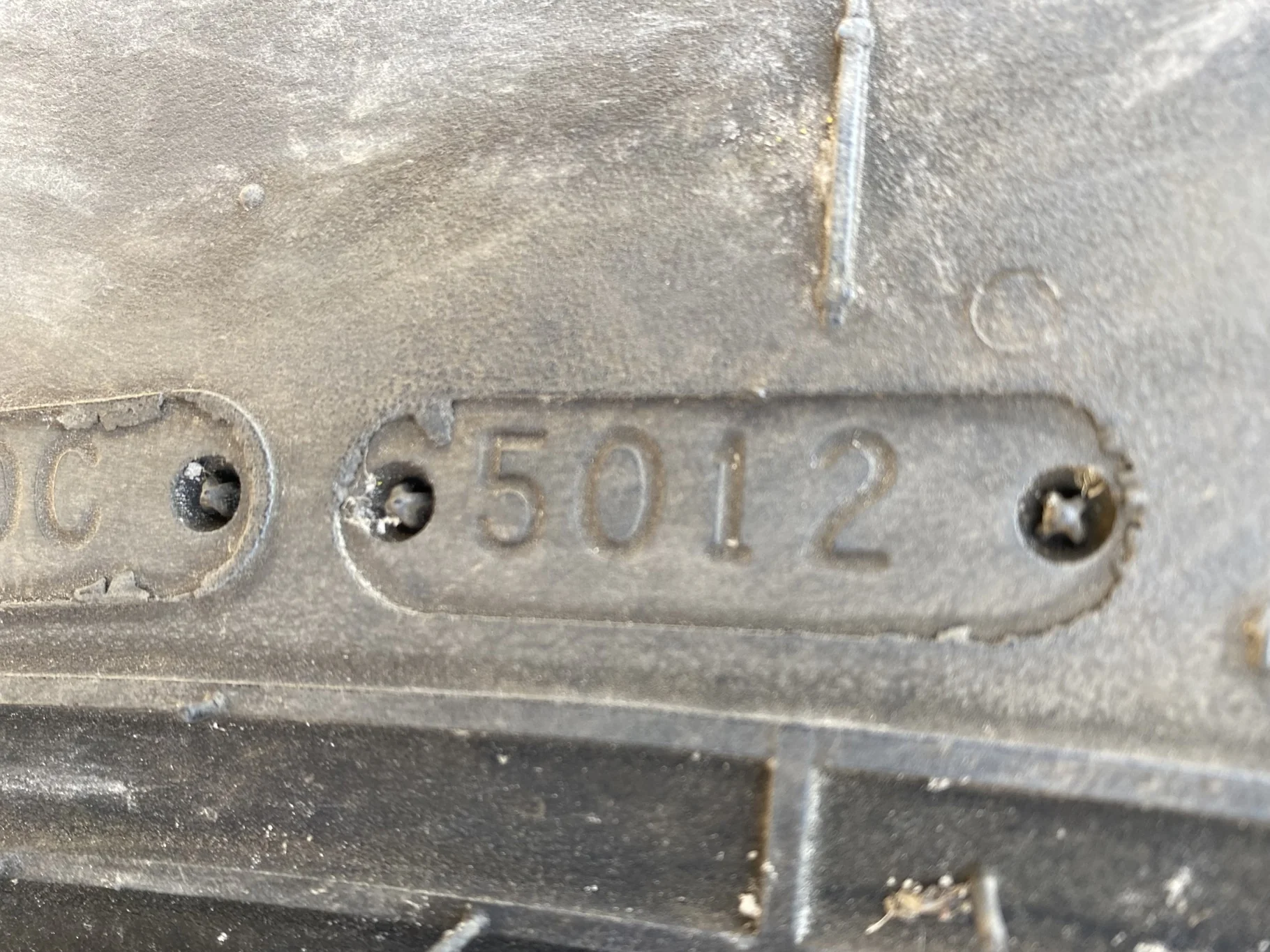 Used 60% 620/70R46 Goodyear Super Traction Radial DT820 (176A8) R-1W TL on a 21 x 46 JD Yellow image 7