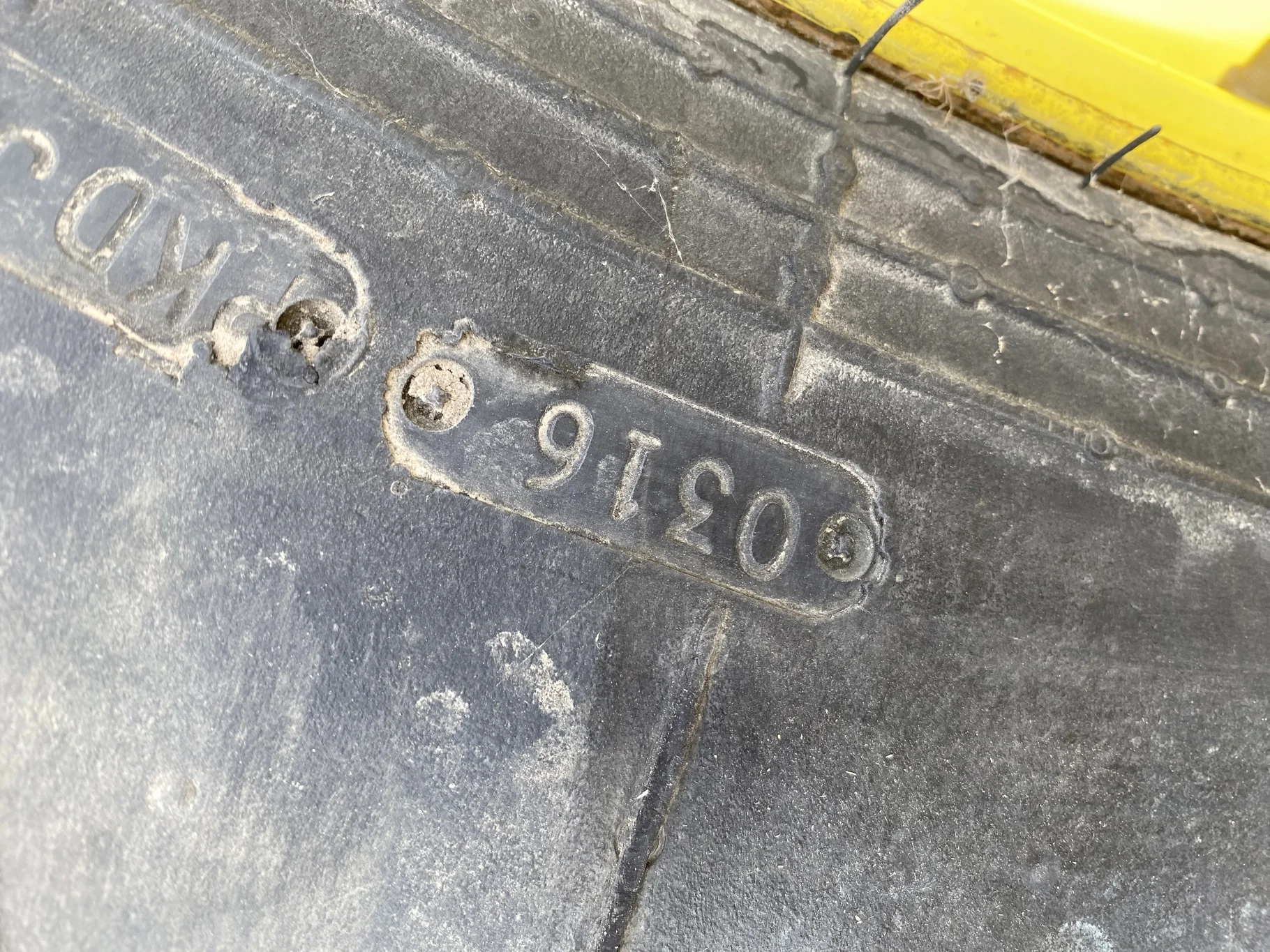 Used 80% 520/85R42 Goodyear Ultra Torque DT712 (157A8/B) R-1 TL on 18 x 42 JD Yellow 10-13.19 image 9