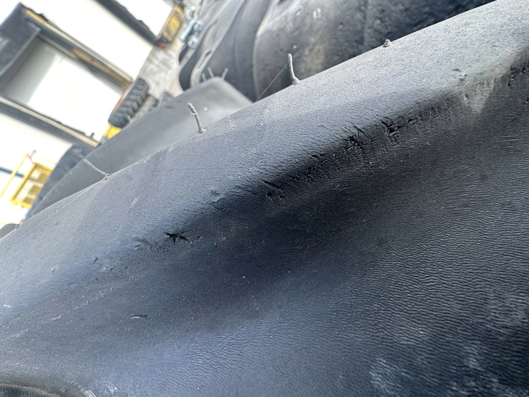 Take Off 380/85R30 (14.9R30) Mitas AC85 135A8/135B TL on a 13 X 30 Fendt Red Waffle Wheel (3 Bolt) image 7
