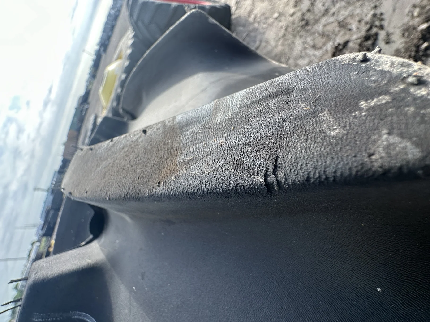 Take Off 380/85R30 (14.9R30) Mitas AC85 135A8/135B TL on a 13 X 30 Fendt Red Waffle Wheel (3 Bolt) image 8