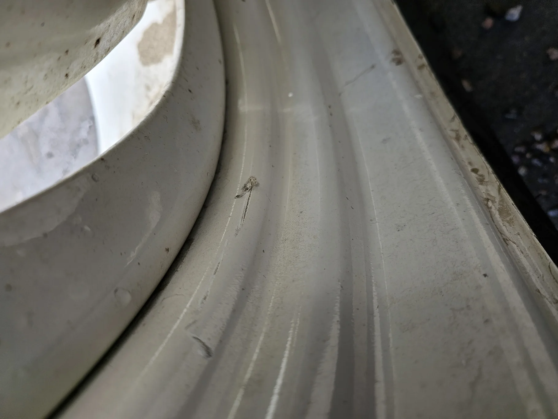 Take Off 380/85R30 (14.9R30) Mitas AC85 (135A8/135B) TL on a 12 X 30 NH Waffle Wheel (2 Bolt) with a image 6