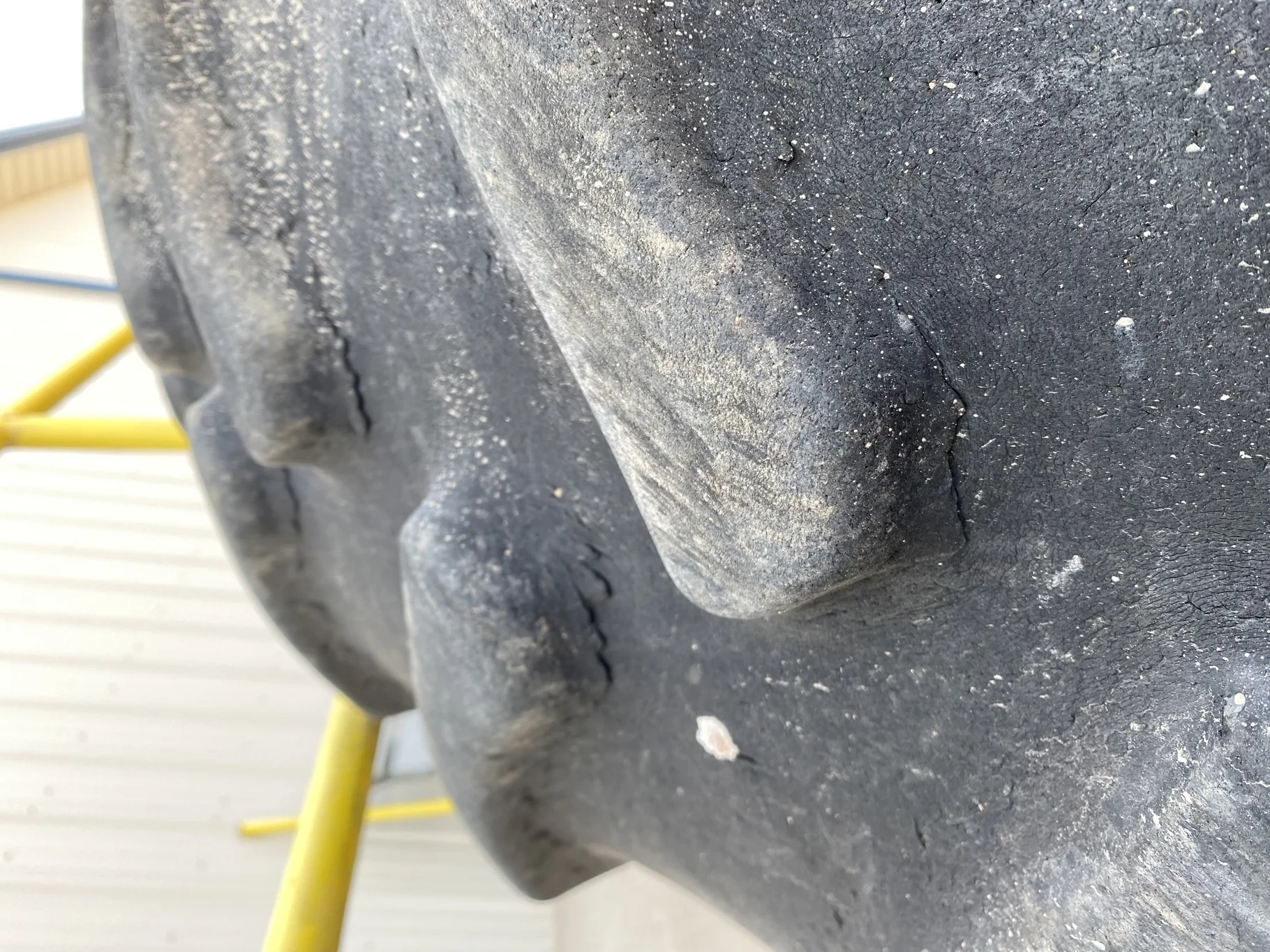 Used 55% 20.8R42 Firestone 23 on a 18 x 42 JD Yellow 10 Bolt Inside Dolly Dual   (Lug Cuts, We image 8