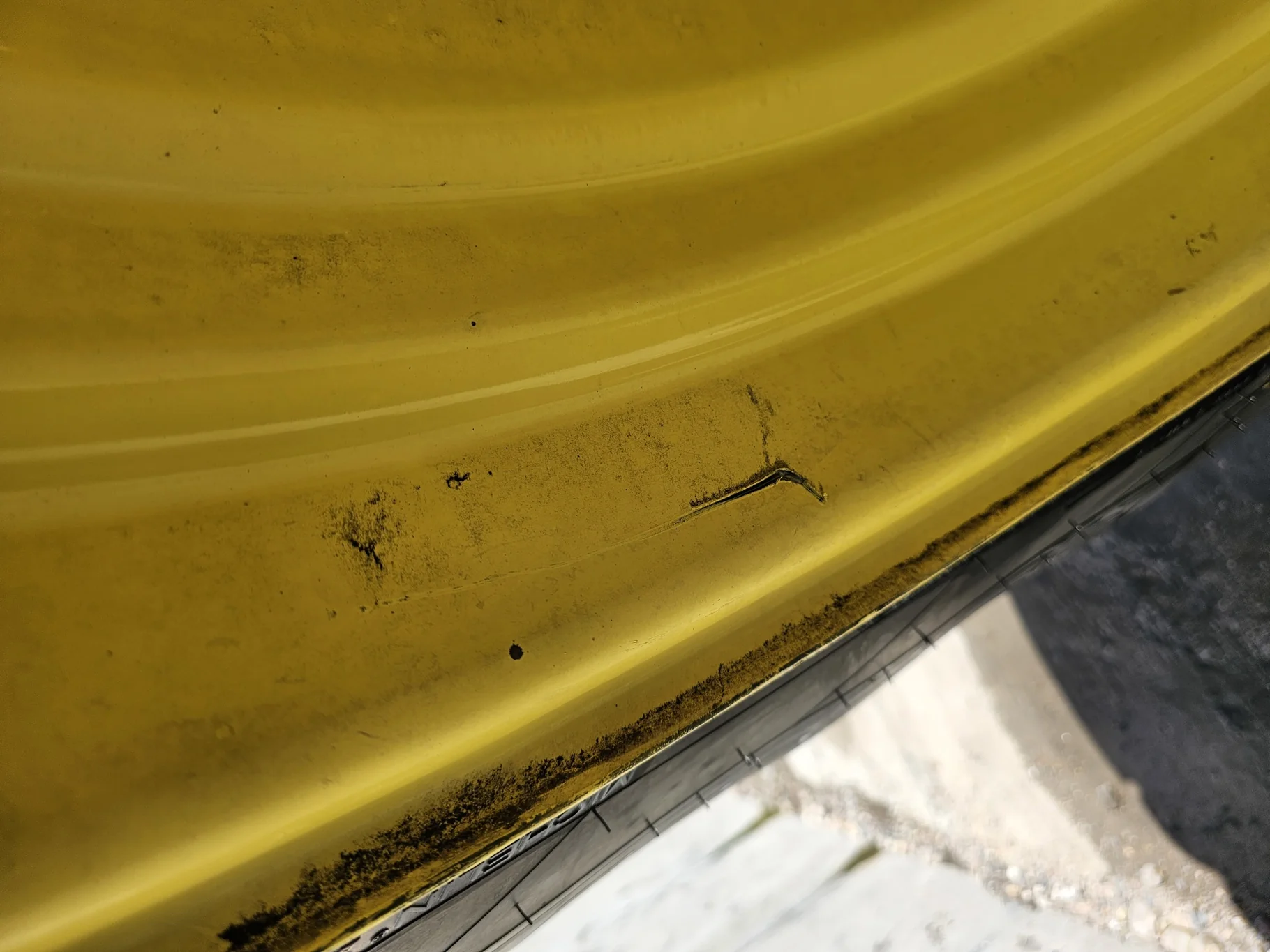 Used 90% IF800/70R38 CFO+ Michelin CerexBib 2 R-1W 187A8 TL on a 27 x 38 JD Yellow 10 Bolt Combine W image 7