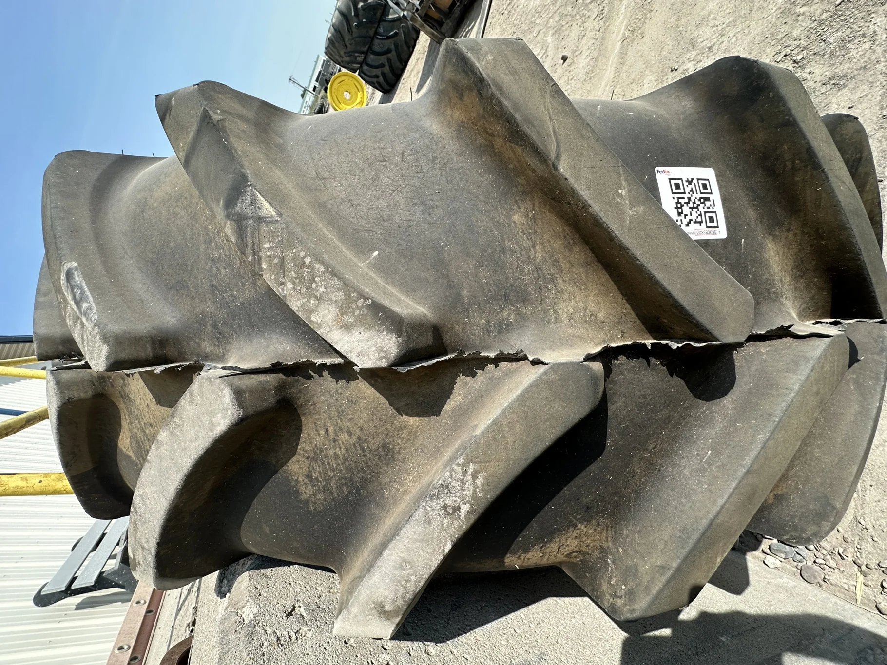 Used 85% 460/85R30 Firestone Performer EVO R-1W (145D) TL on a 15 x 30 JD GKN Style Wheel with 8-8-6 image 4