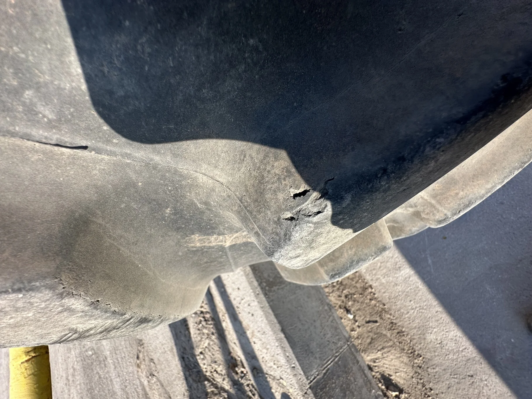 Used 75% 480/80R50 Firestone Radial Deep Tread 23 R-1W 159B TL on 15 x 50 John Deere Yellow 12 Bolt image 7