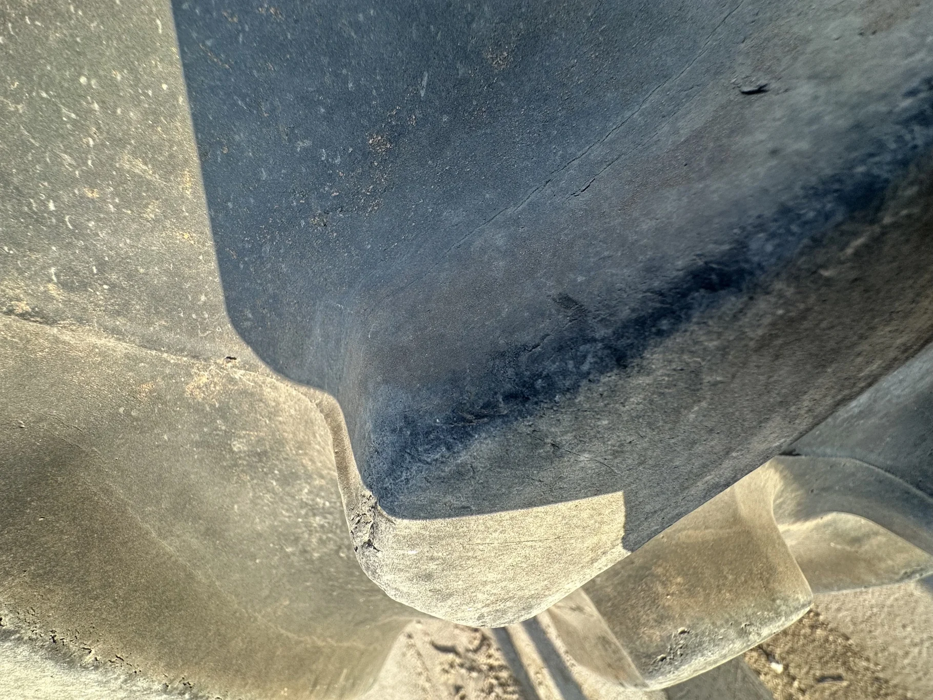 Used 75% 480/80R50 Firestone Radial Deep Tread 23 R-1W 159B TL on 15 x 50 John Deere Yellow 12 Bolt image 8