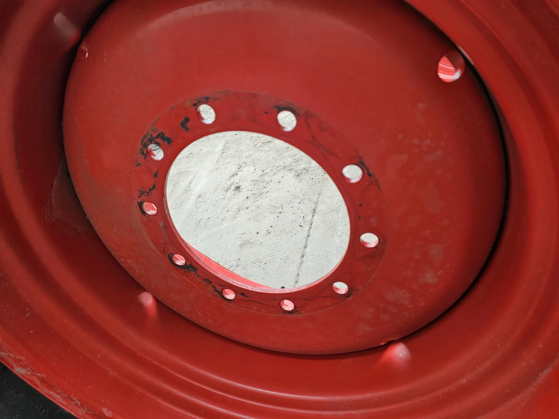 Used 90% 540/65R30 Trelleborg TM800 High Speed R-1W (150D) TL on a 16 x 30 Fendt Red 10 Bolt Formed image 7