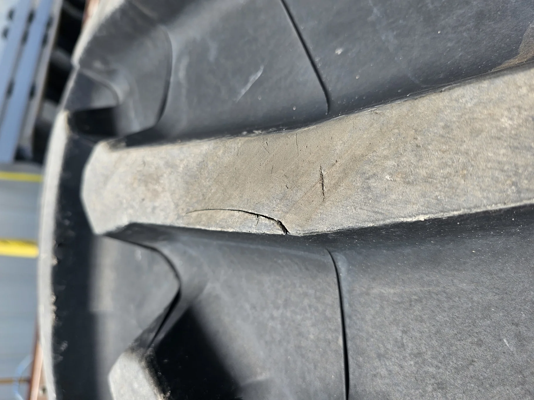 Used 90% 540/65R30 Trelleborg TM800 High Speed R-1W (150D) TL on a 16 x 30 Fendt Red  10 Bolt Formed image 5