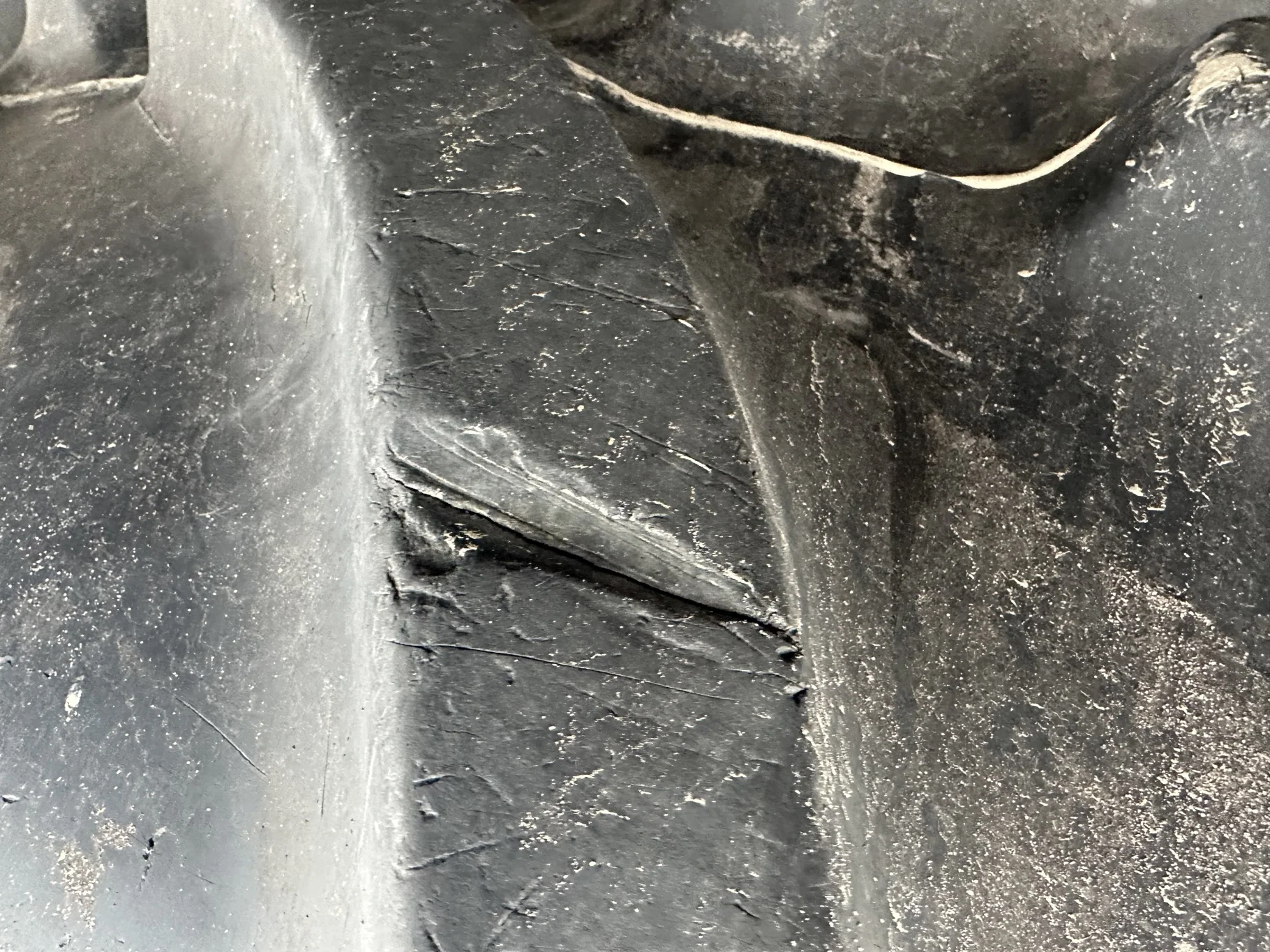 Used 75% 710/70R38 Firestone Radial All Traction DT R-1W (166B) TL on a 23 x 38 CIH Silver 10 Bolt image 8