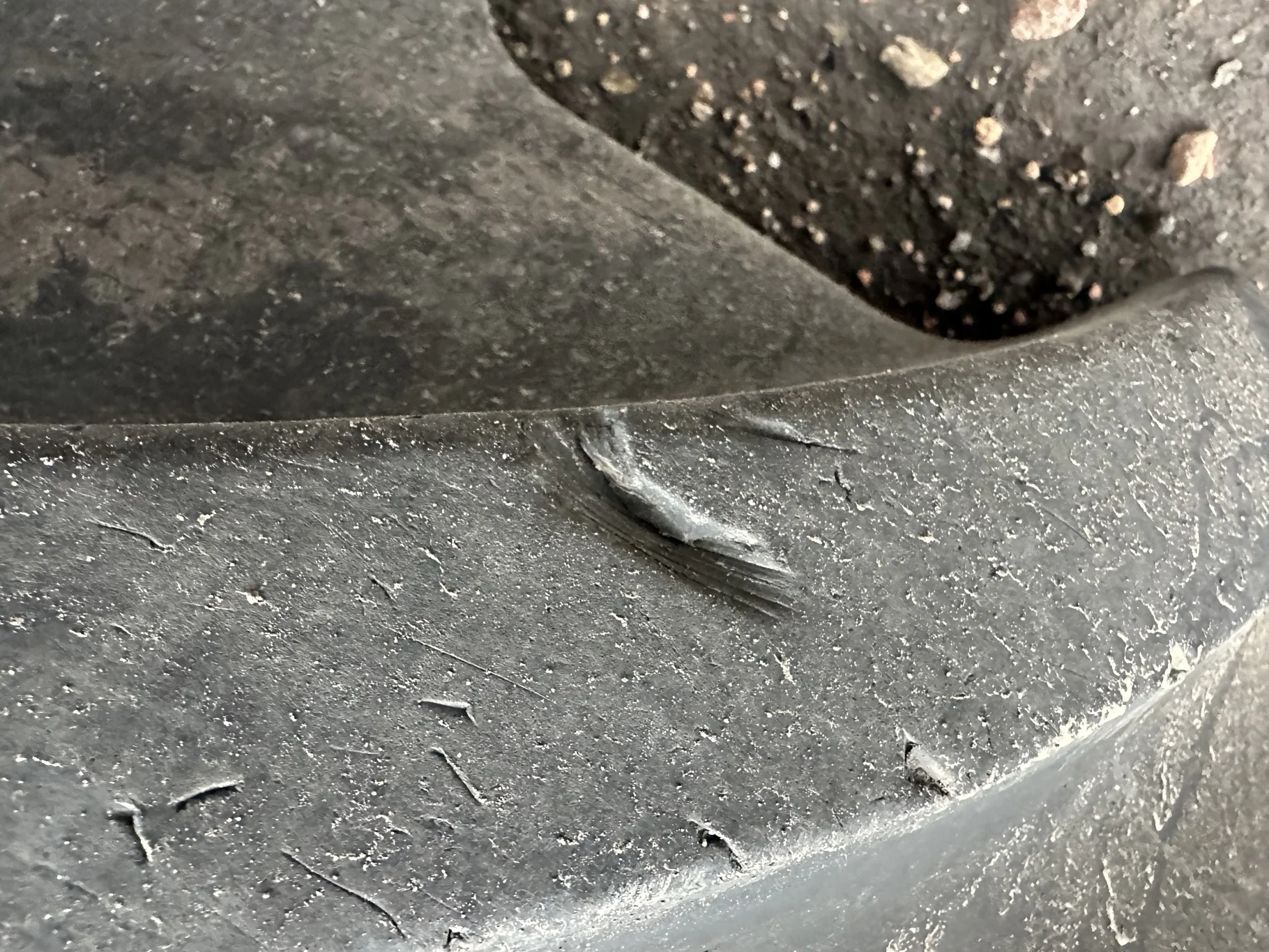 Used 75% 710/70R38 Firestone Radial All Traction DT R-1W (166B) TL on a 23 x 38 CIH Silver 10 Bolt image 9