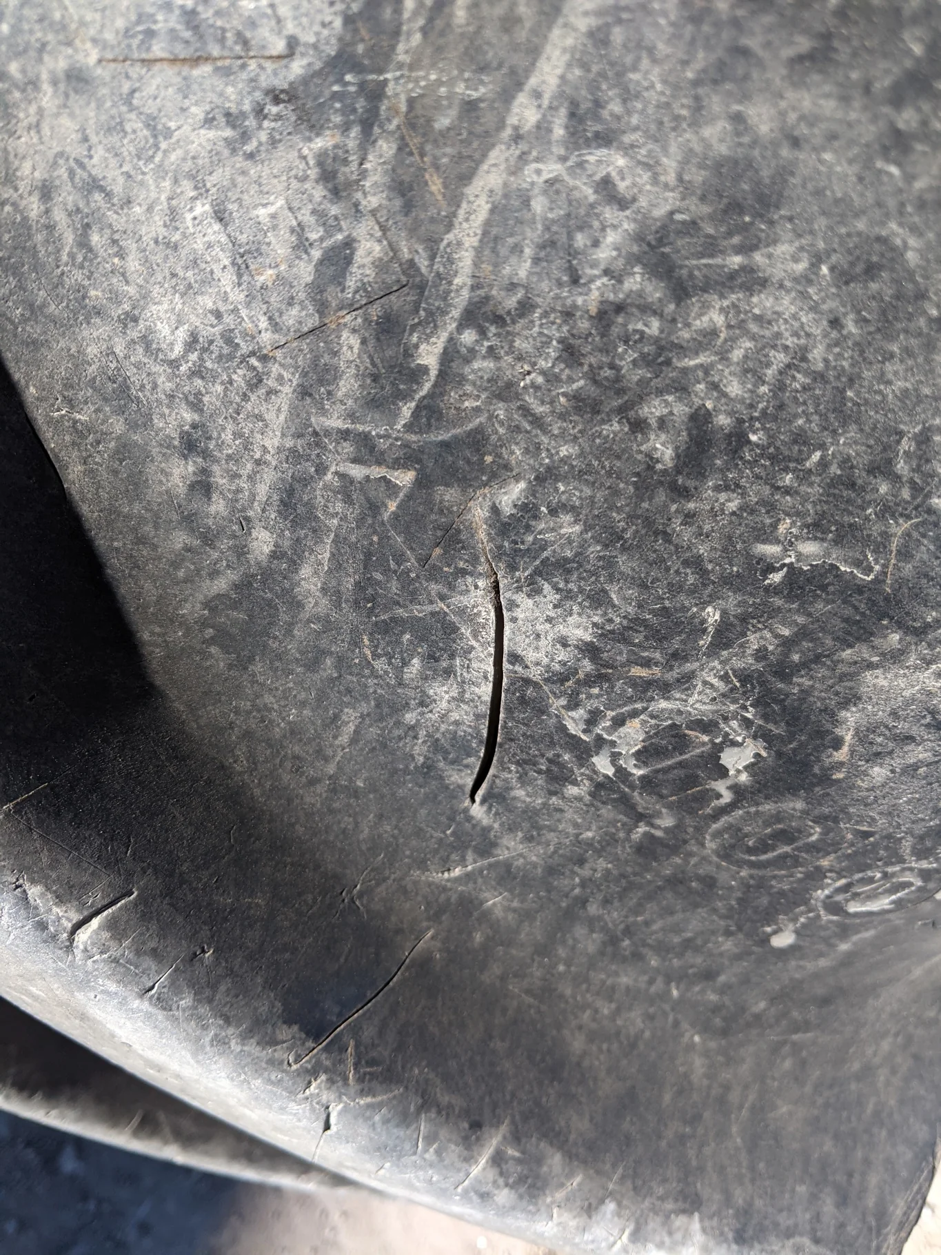 Used 710/70R38 166D Goodyear Optitrac DT824 R-1W TL 80% On 23 x 38 10 Bolt Dual Wheel Case Silver image 6