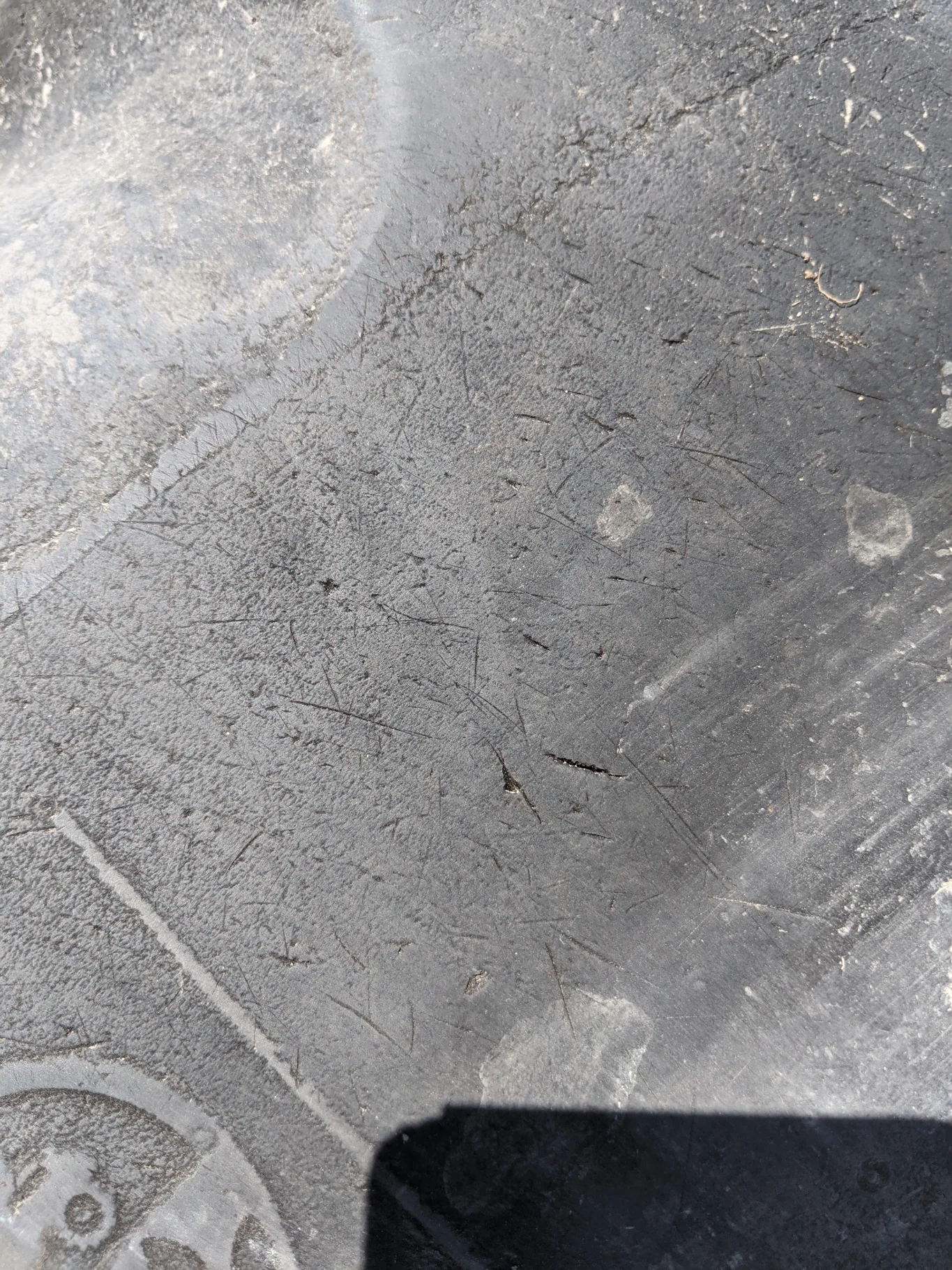 Used 85% 520/85R42 Goodyear Ultra Torque (157D) R-1W TL on a 42 X 18 JD Yellow 10 Bolt (.906) Inside image 8