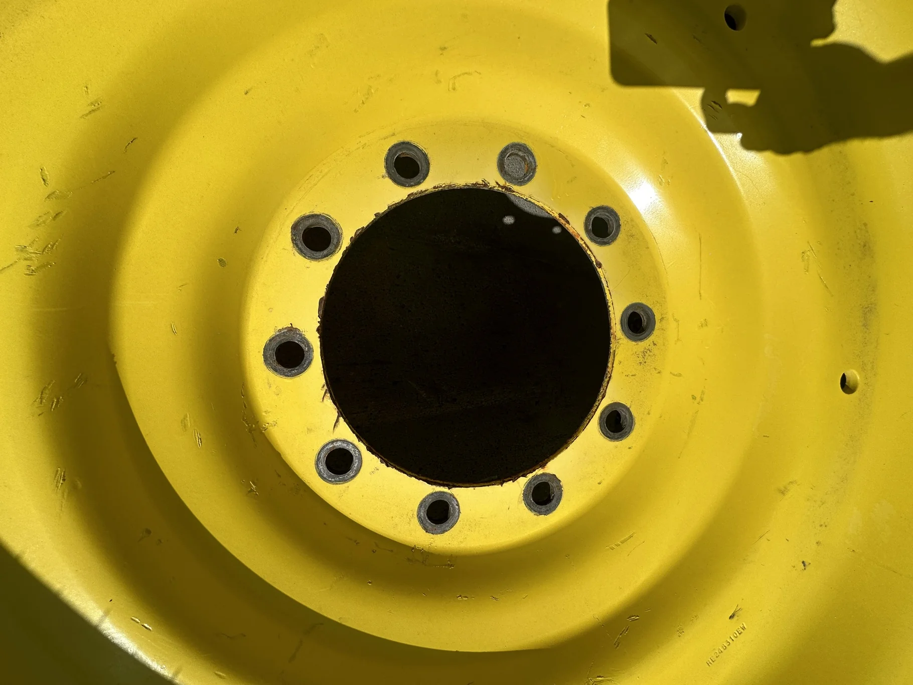 Used 480/80R50 159B Goodyear Special Sure Grip TD8 Radial R-2 TL 65% On 15 x 50 Yellow Wheel image 3