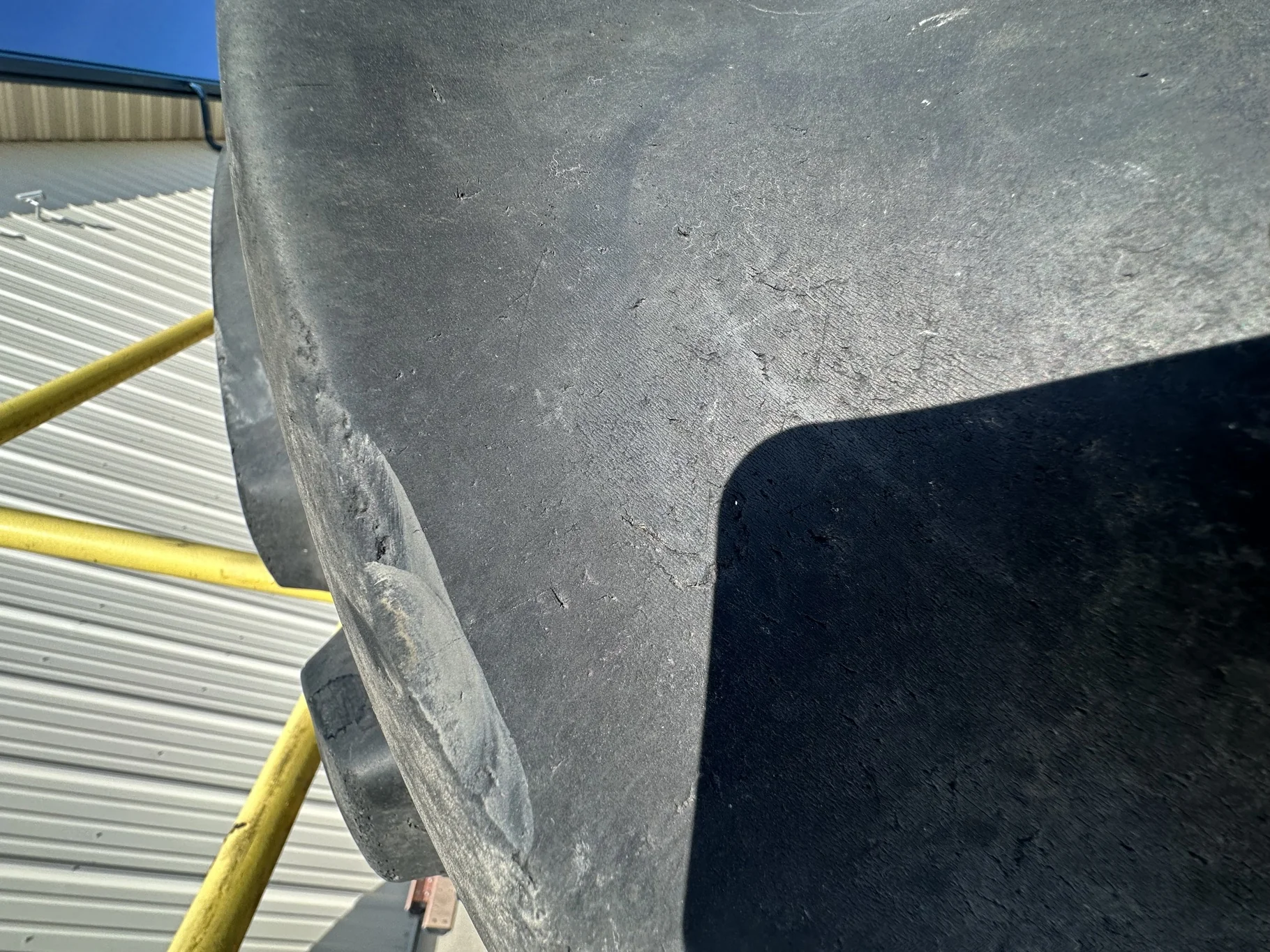 Used 480/80R50 159B Goodyear Special Sure Grip TD8 Radial R-2 TL 65% On 15 x 50 Yellow Wheel image 7
