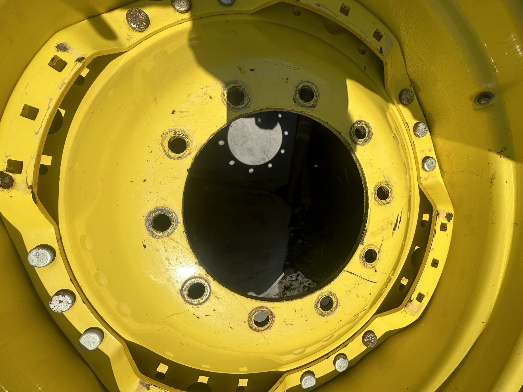 Used 480/70R34 155A8/B Goodyear Special Sure Grip TD8 Radial R-2 TL 50% On 15 x 34 Yellow Wheel image 3