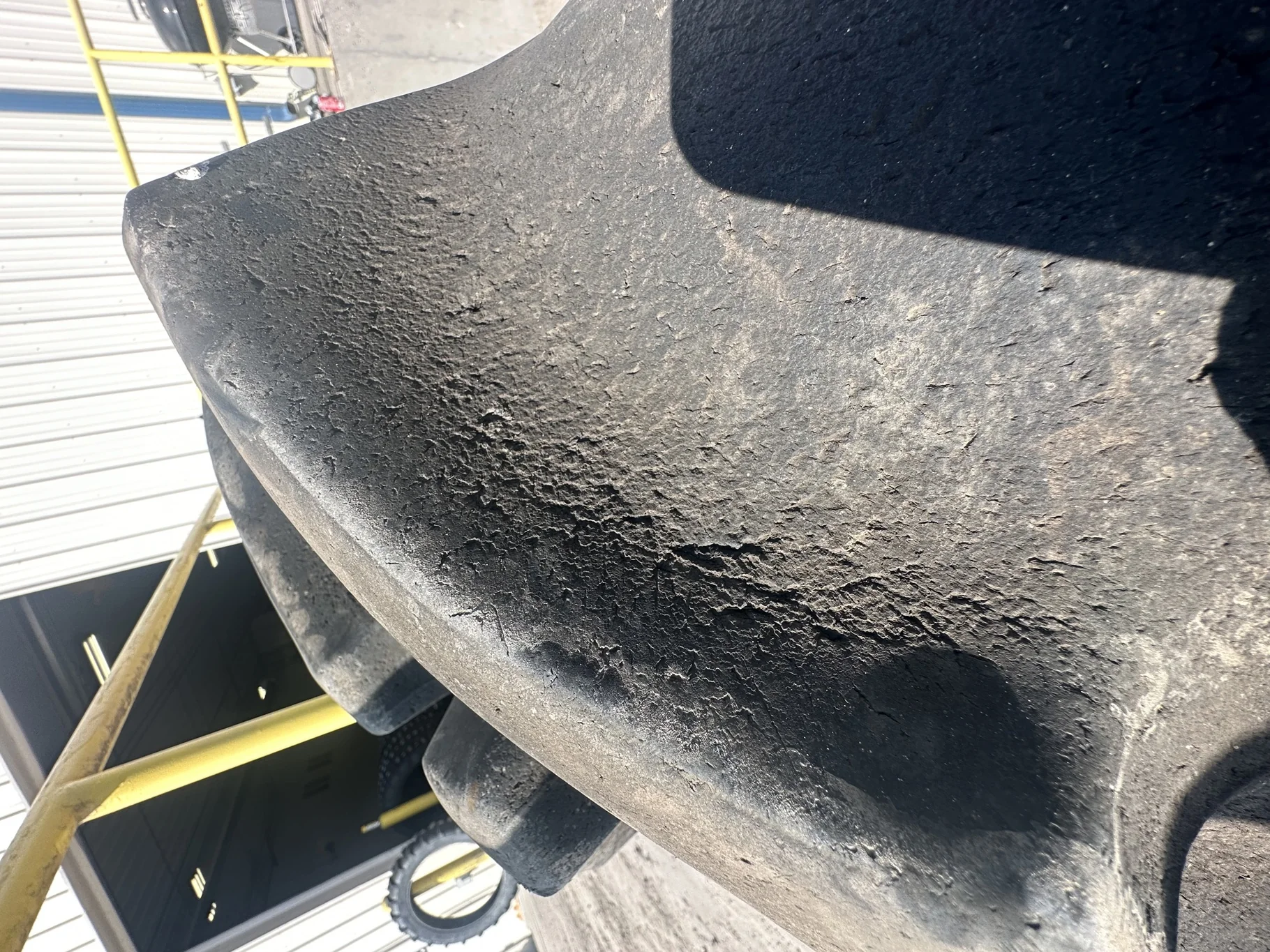 Used 480/70R34 155A8/BGoodyear Special Sure Grip TD8 Radial R-2 TL 65% On 15 x 34 JD Yellow Wheel image 6