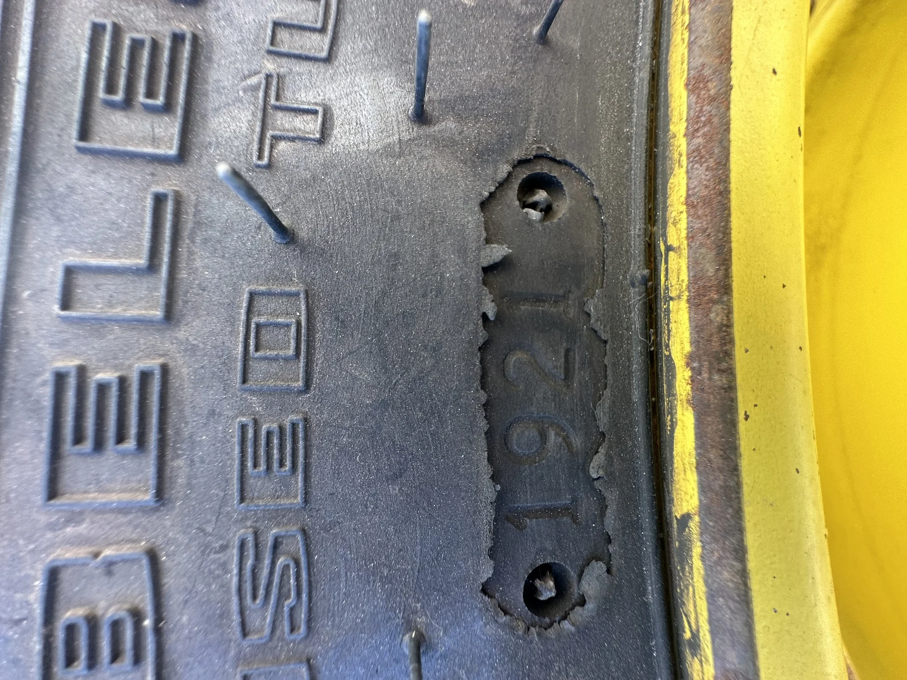 Used 480/70R34 155A8/BGoodyear Special Sure Grip TD8 Radial R-2 TL 65% On 15 x 34 JD Yellow Wheel image 7