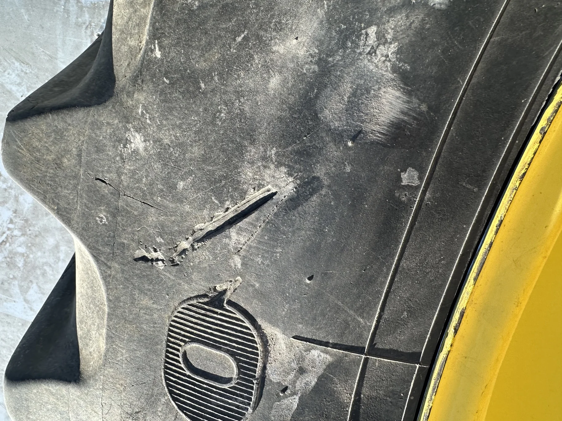 Used 65% 380/90R54 Firestone Radial 9000 R-1W (152B) TL on a 12 x 54 JD Yellow 10 Bolt (.937) image 5