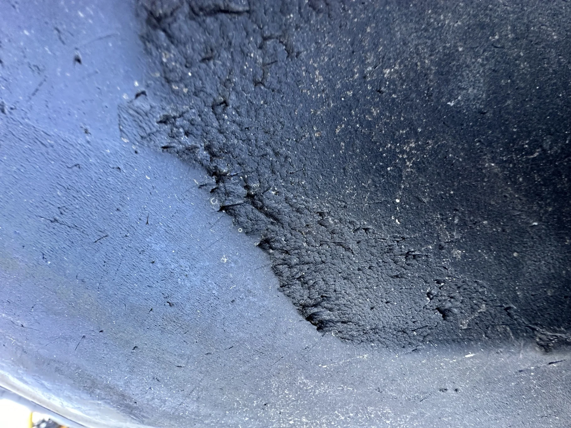 Used 87% 650/85R38 Firestone Radial Deep Tread 23 R-1W 173B TL on a 23 X 38 John Deere Yellow 20 Bol image 5