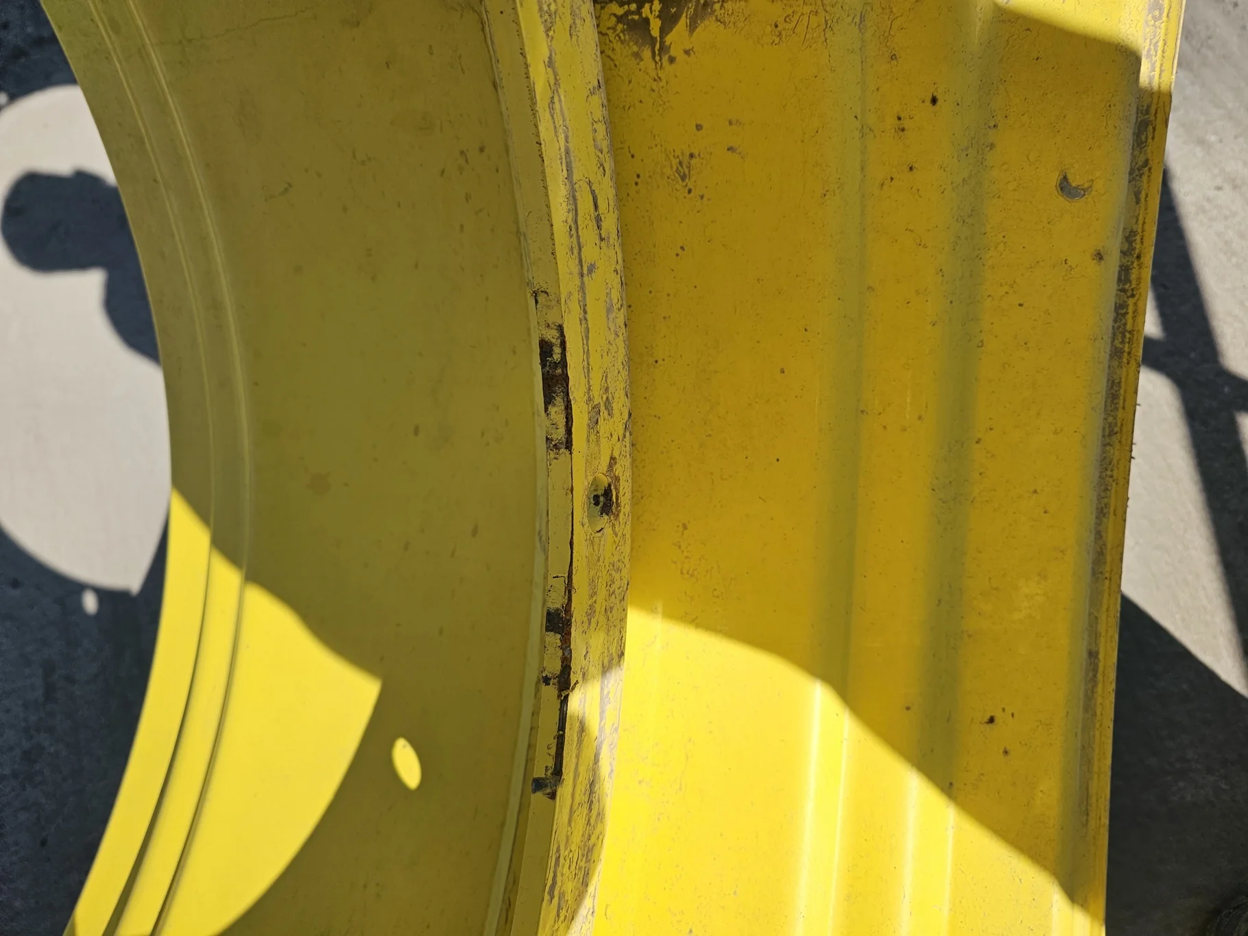 Used 85% (Set of 4) IF710/65R46 Trelleborg TM1000 High Power R-1W 183D on 25 X 46 JD 12 Bolt Sprayer image 5
