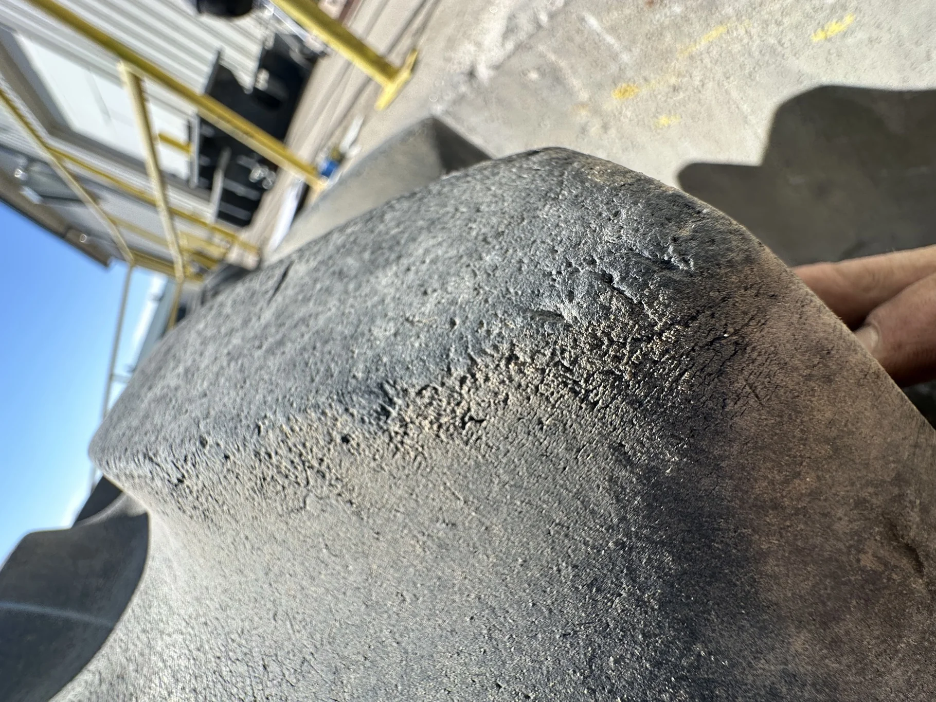 Used 420/85R28 139B Firestone RAT FWD TL R-1 on a 12 X 28 John Deere Yellow Waffle Wheel image 6