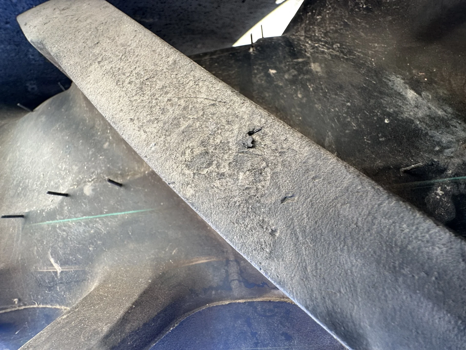 Used 98% 380/85R30 (14.9R30) Michelin AgriBib 2 R-1W (140A8/140B) TL on a 12 x 30 Case Silver Waffl image 5