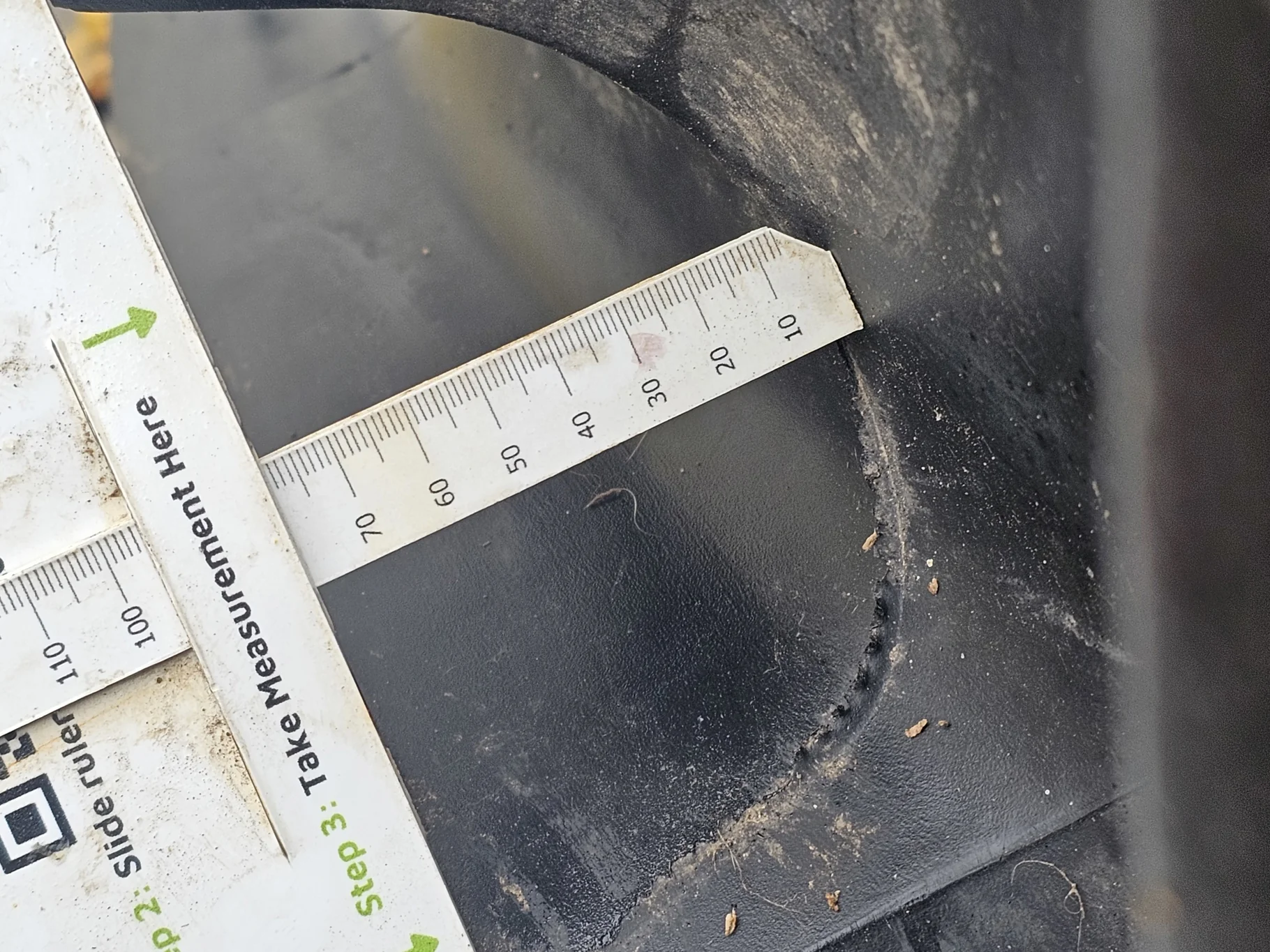 Used 95% 650/85R38 MIchelin Mach X Bib  173B R-1W TL on a 23 x 38 JD 10 Bolt Inside DD Wheel - image 7