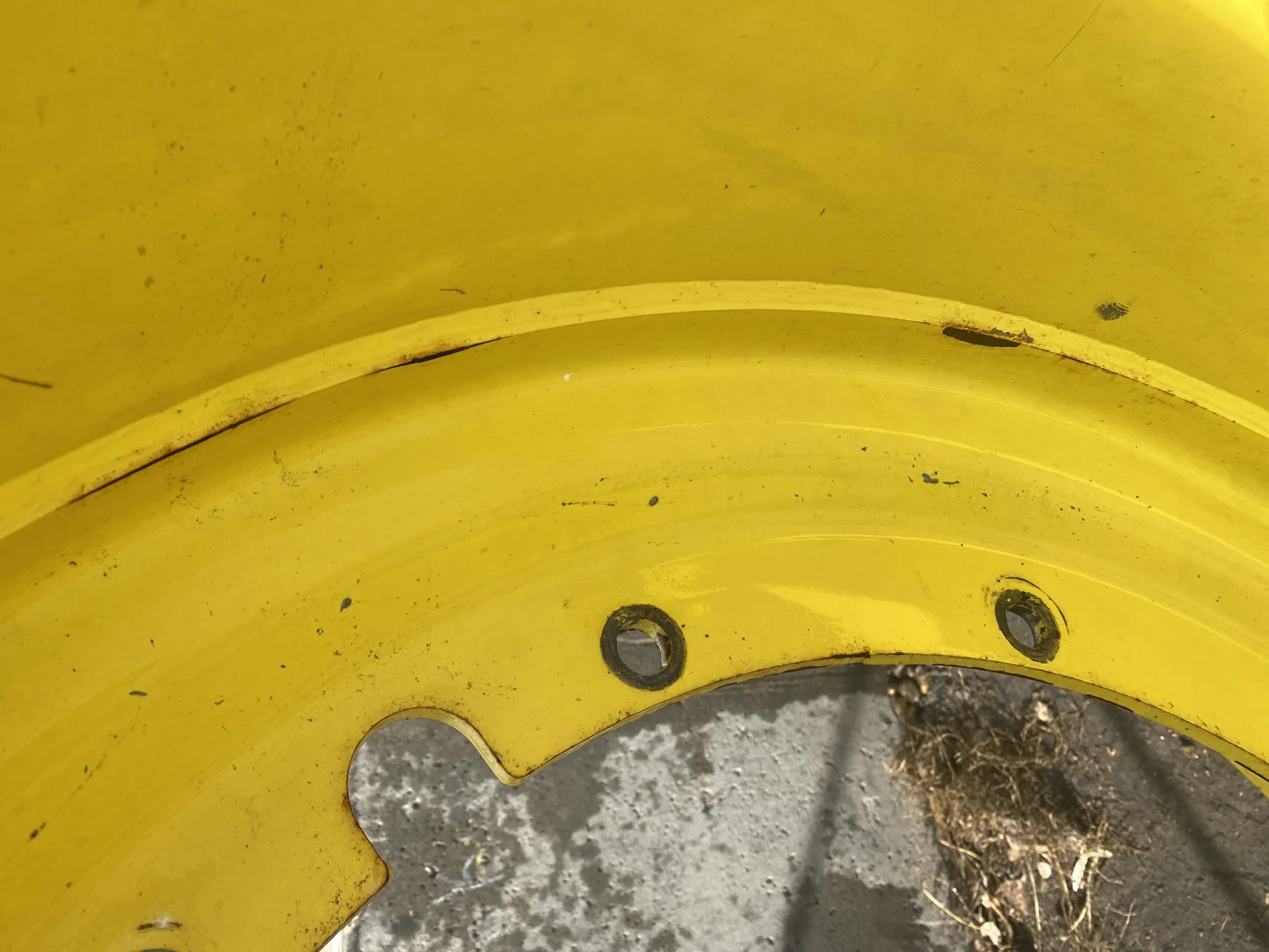 USED 65% IF10/65R46 Mitas SFT (183D) R-1W TL 25 x 46 John Deere Yellow 12 Bolt (.906) Sprayer Stub image 7