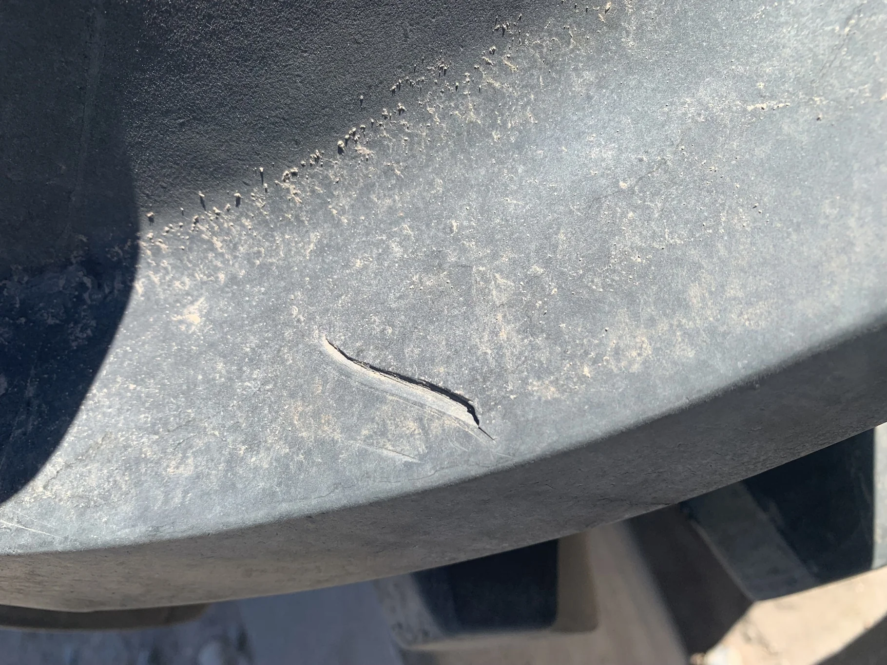 USED 98%18.4R34 Michelin AgriBib TL 141B TL on 15 X 34 CIH silver no center Lug Cuts (WH 17mm) (Lug image 4