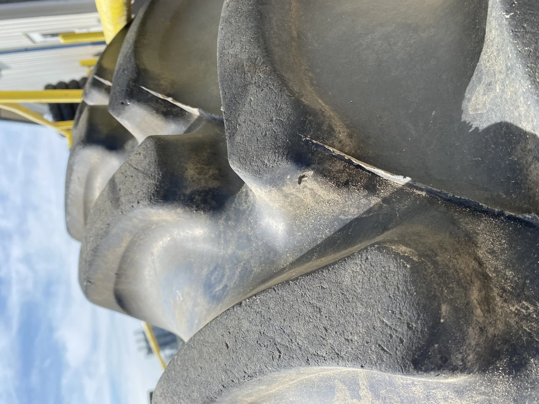 Used 98% 380/90R54 Firestone Radial 9000 R-1W (152B) TL on a 12 x 54 JD Yellow 10 Bolt (.937) image 7