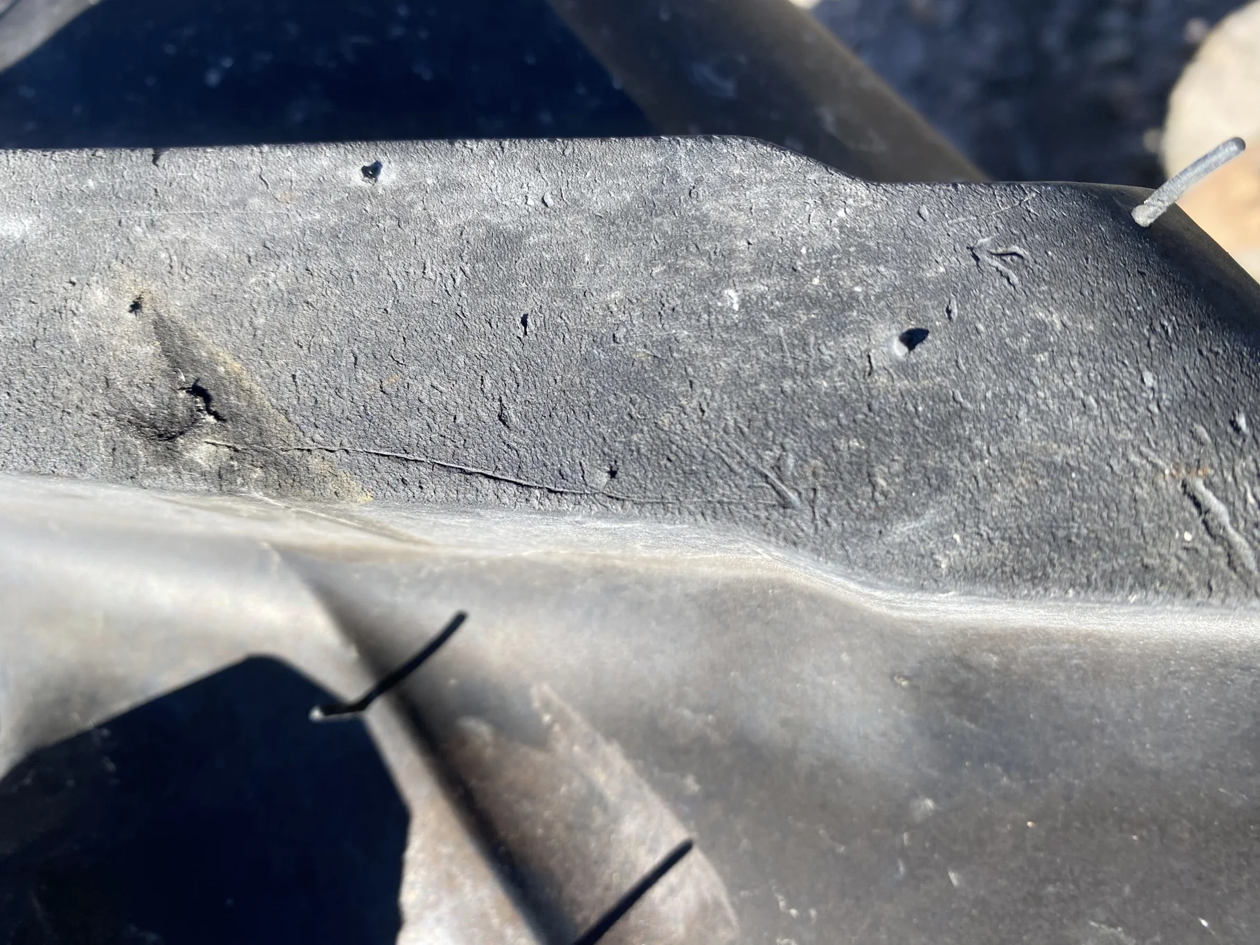 Take Off 320/85R34 (12.4R34) Michelin AgriBib 2 R-1W 133A8/133B TL on a 10 X 34 NH White 12 bolt wh image 10