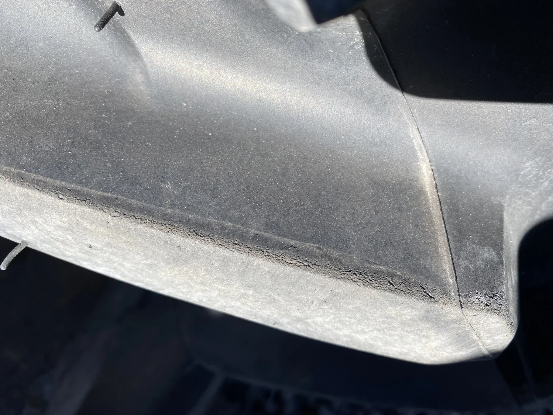 Take Off 320/85R34 (12.4R34) Michelin AgriBib 2 R-1W 133A8/133B TL on a 10 X 34 NH White 12 bolt wh image 7